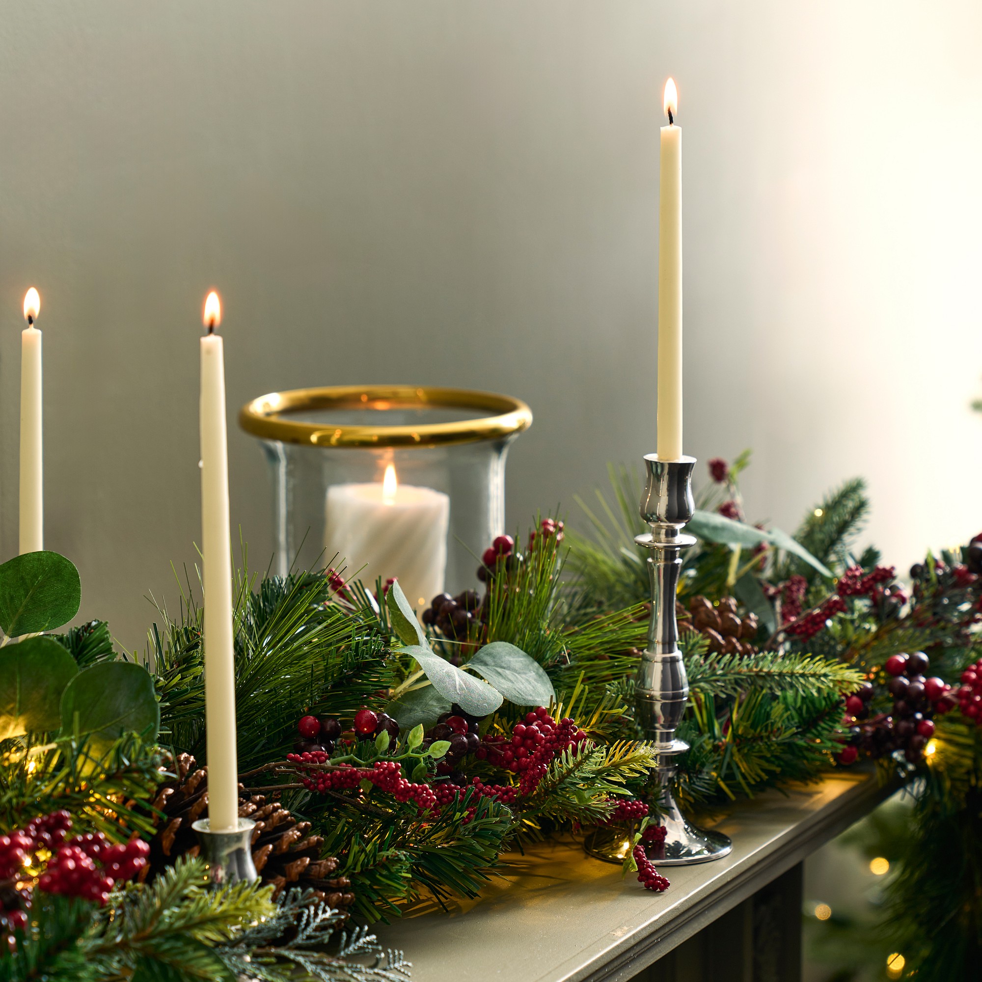 Heirloom Silver Tiny Taper Holders