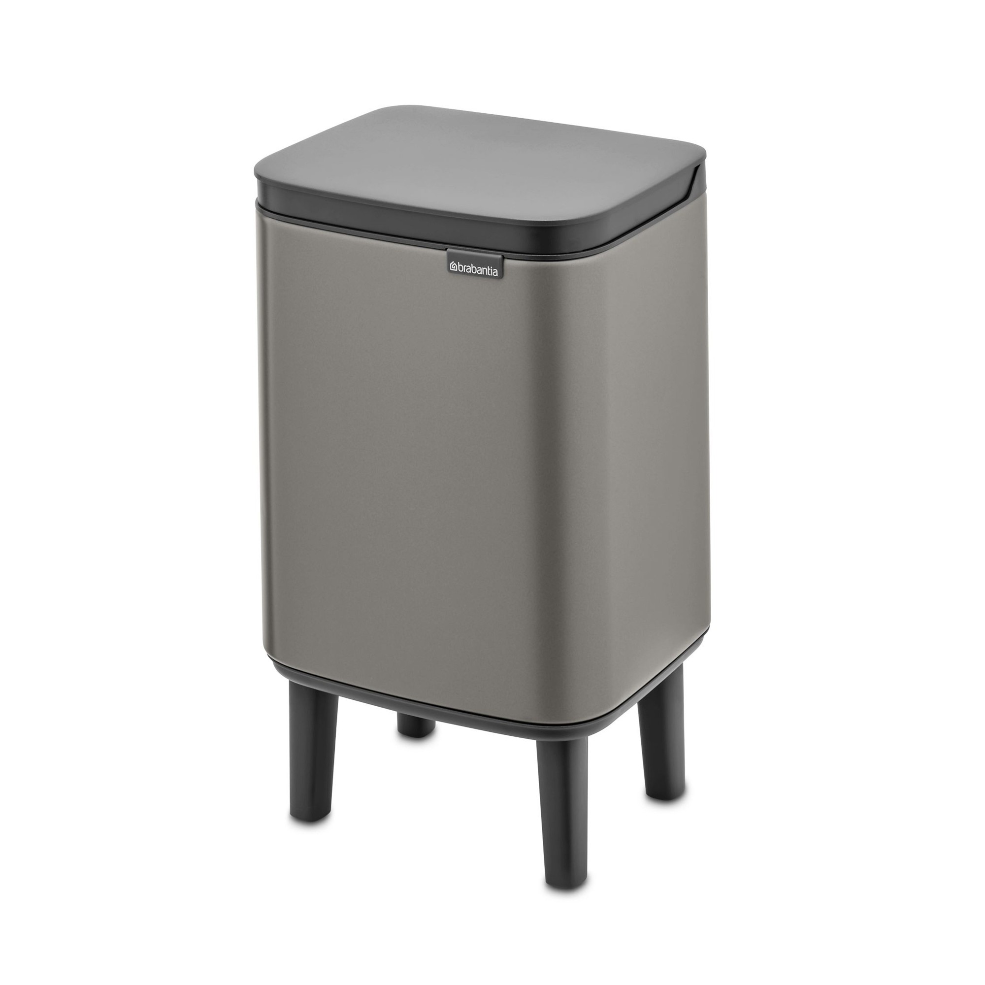 Brabantia Bo Hi Single Compartment Trash Can, 1.1-Gallon