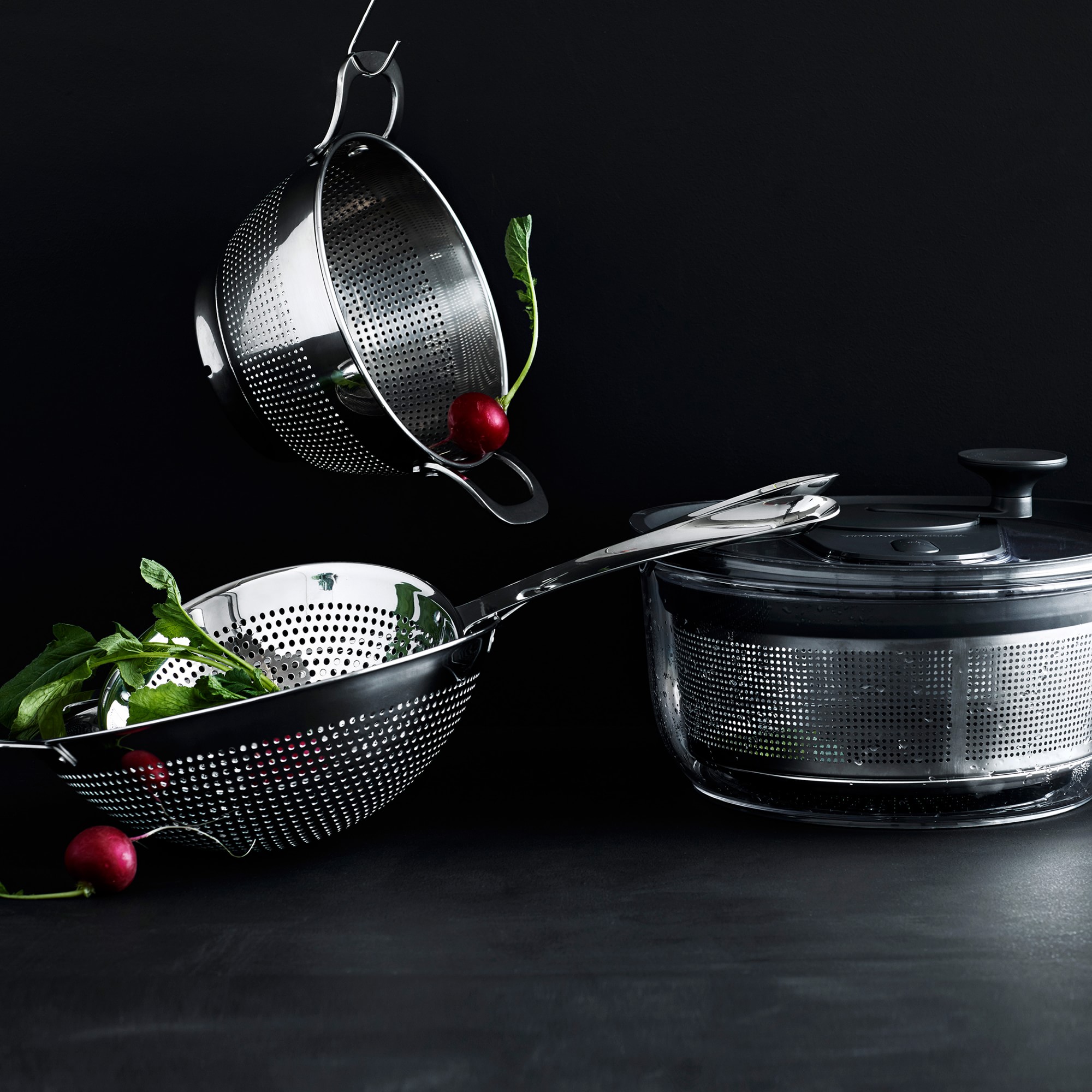 Williams Sonoma Stainless-Steel Salad Spinner