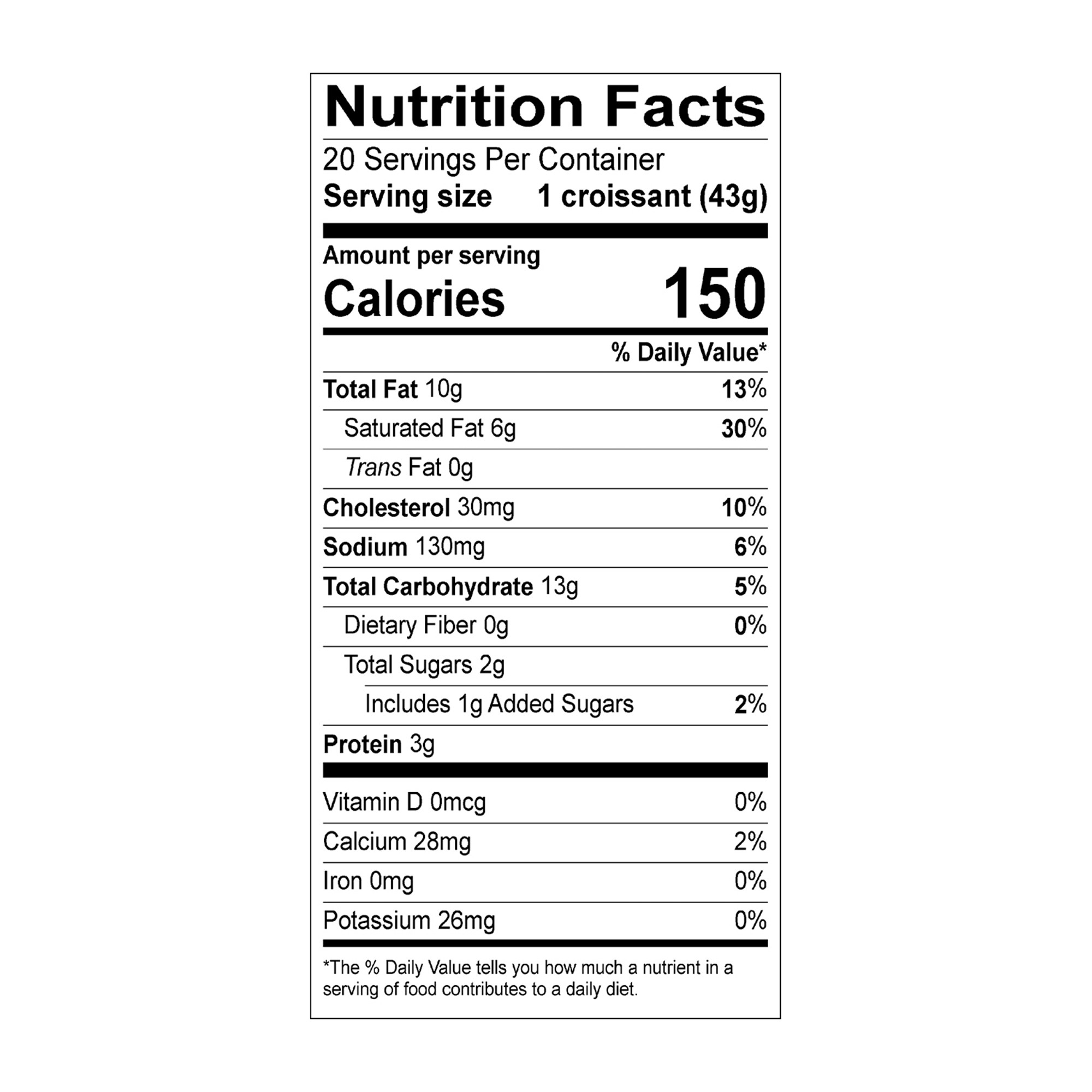 Galaxy Desserts® Ready-to-Bake Mini Croissants