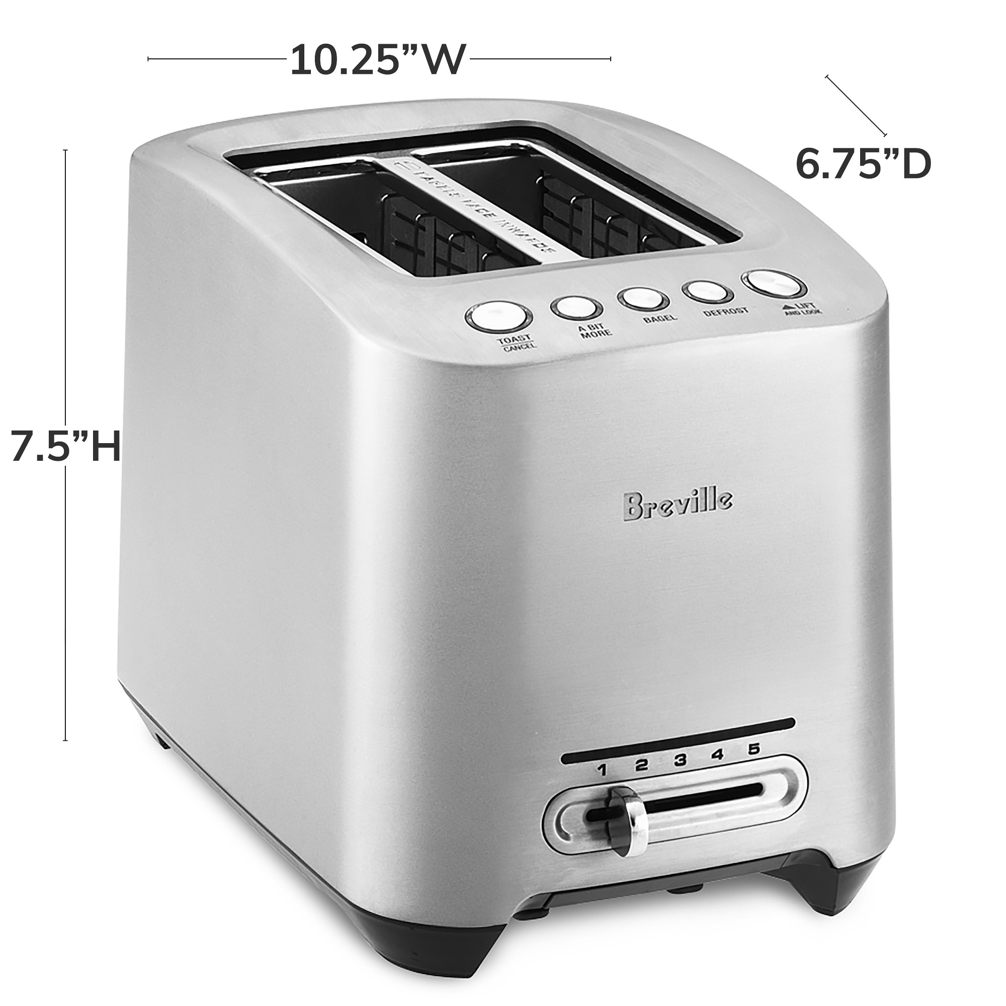 Breville Die-Cast 2-Slice Smart Toaster™