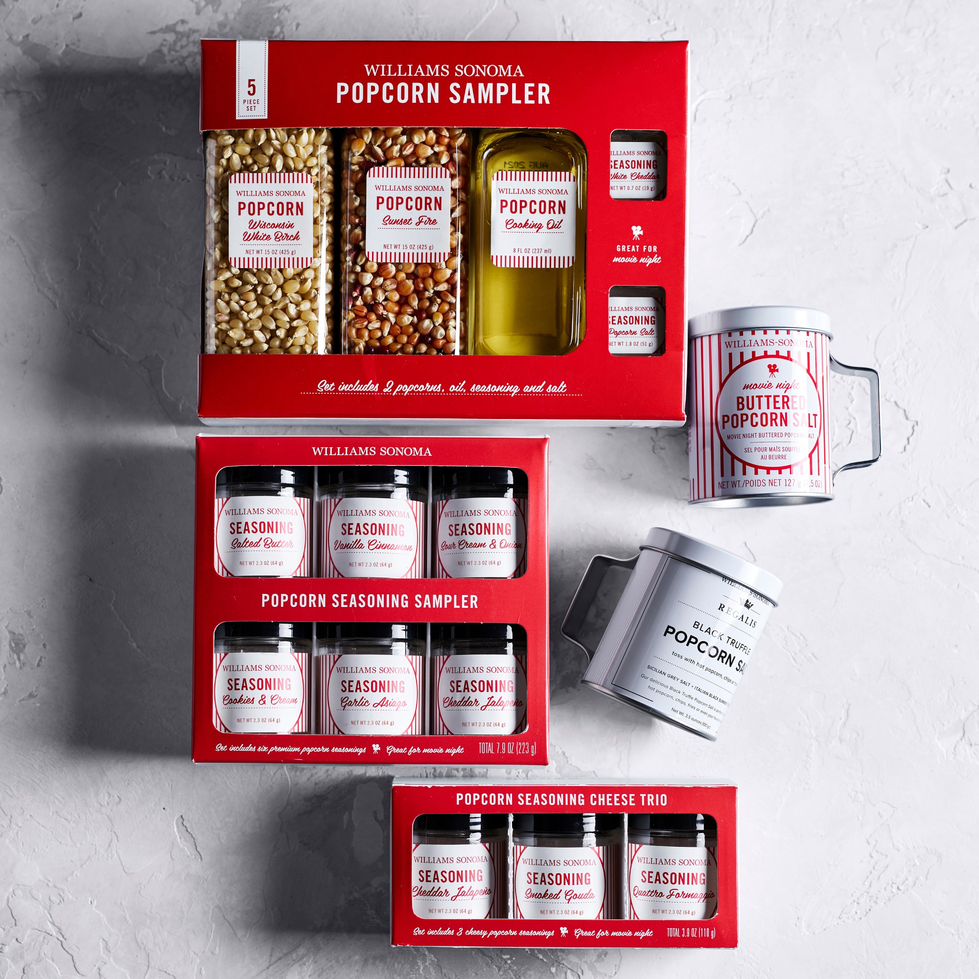 Williams Sonoma Popcorn Sampler