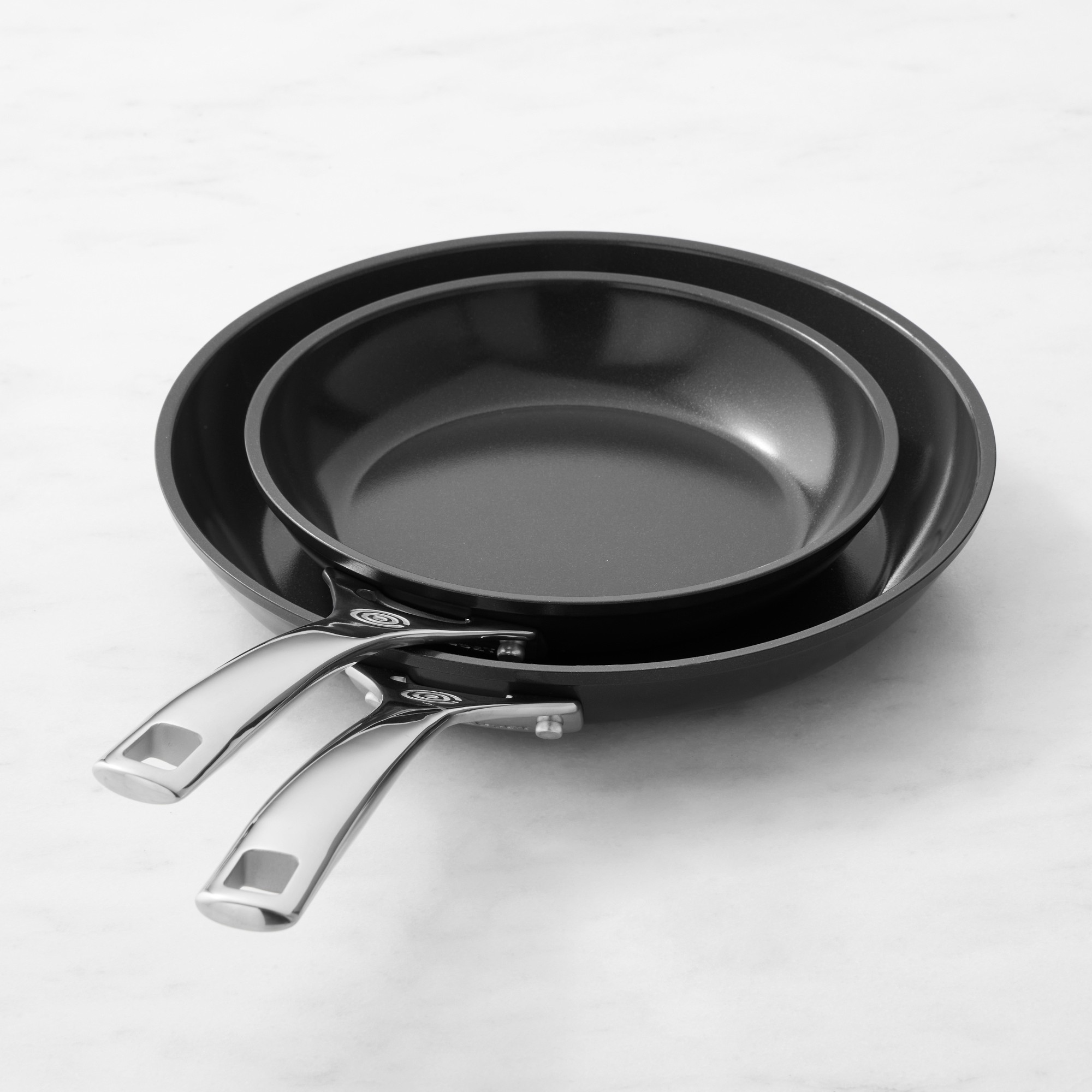 Le Creuset Ceramic Nonstick Fry Pan Set, 8 & 10