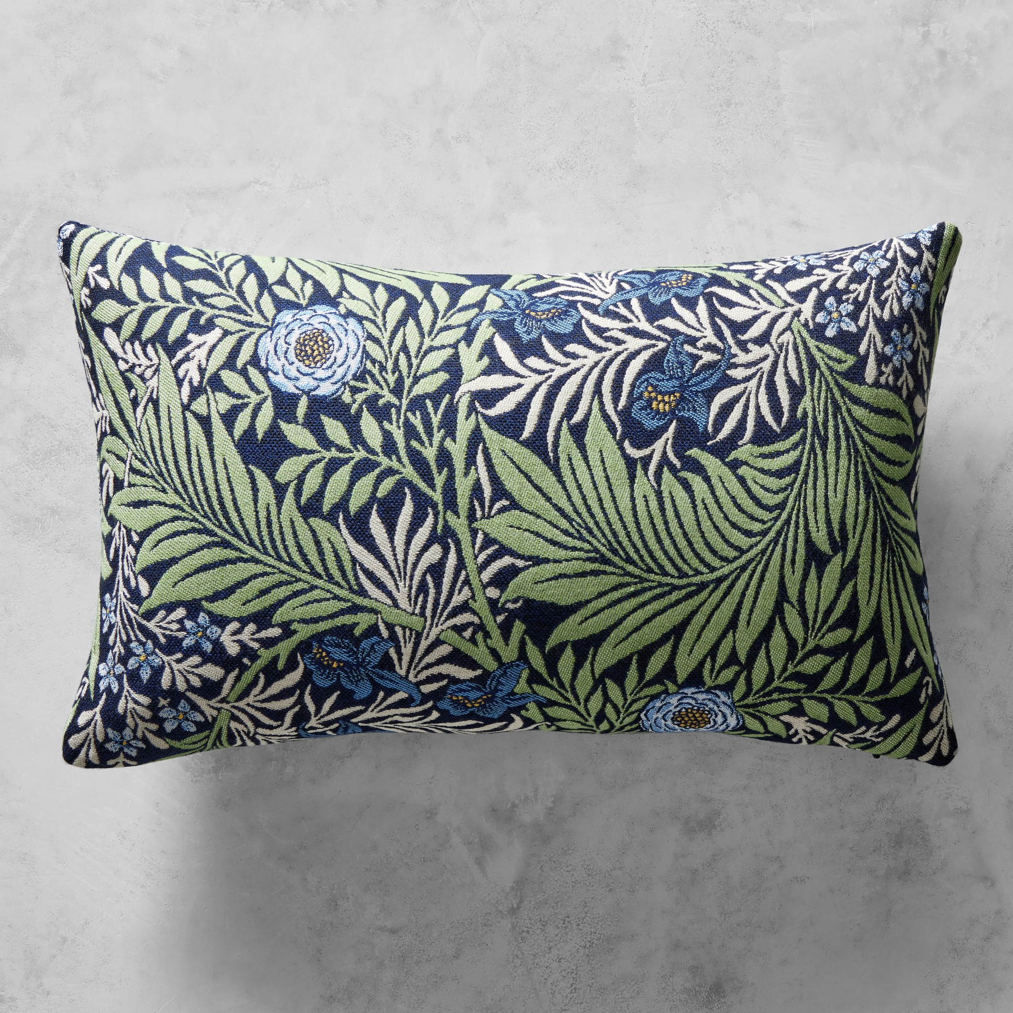 Morris & Co. x Williams Sonoma Home Reversible Performance Pillow Cover, Larkspur