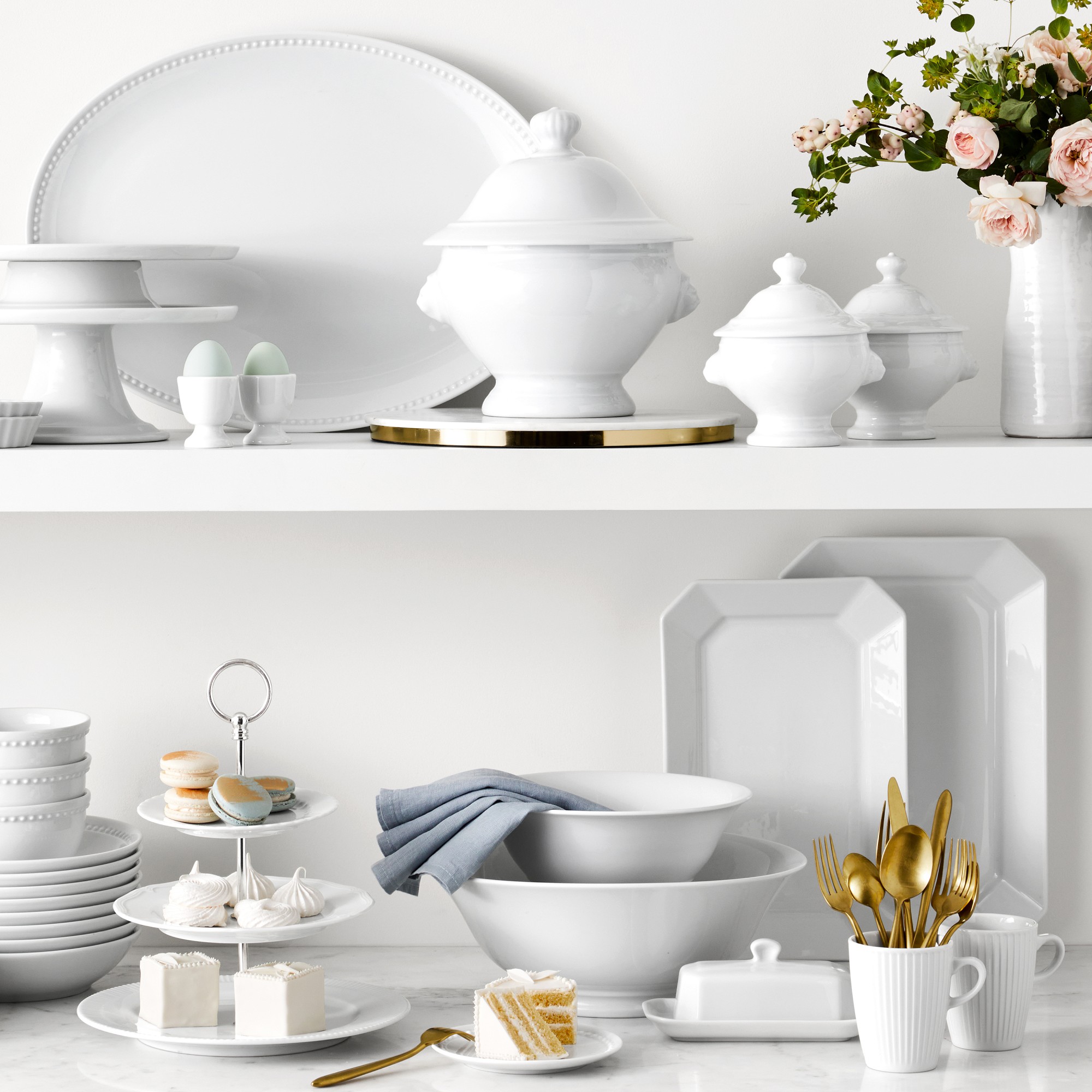 Pillivuyt Porcelain Cake Stands