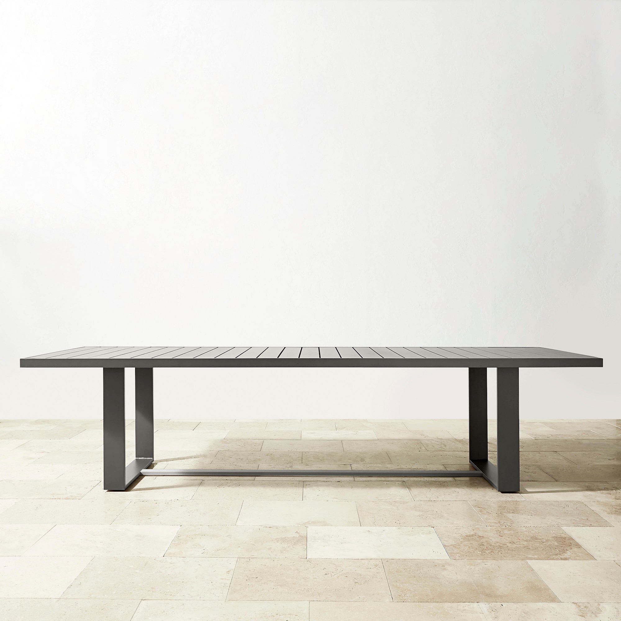 Santa Barbara Outdoor Metal Rectangular Dining Table (124)