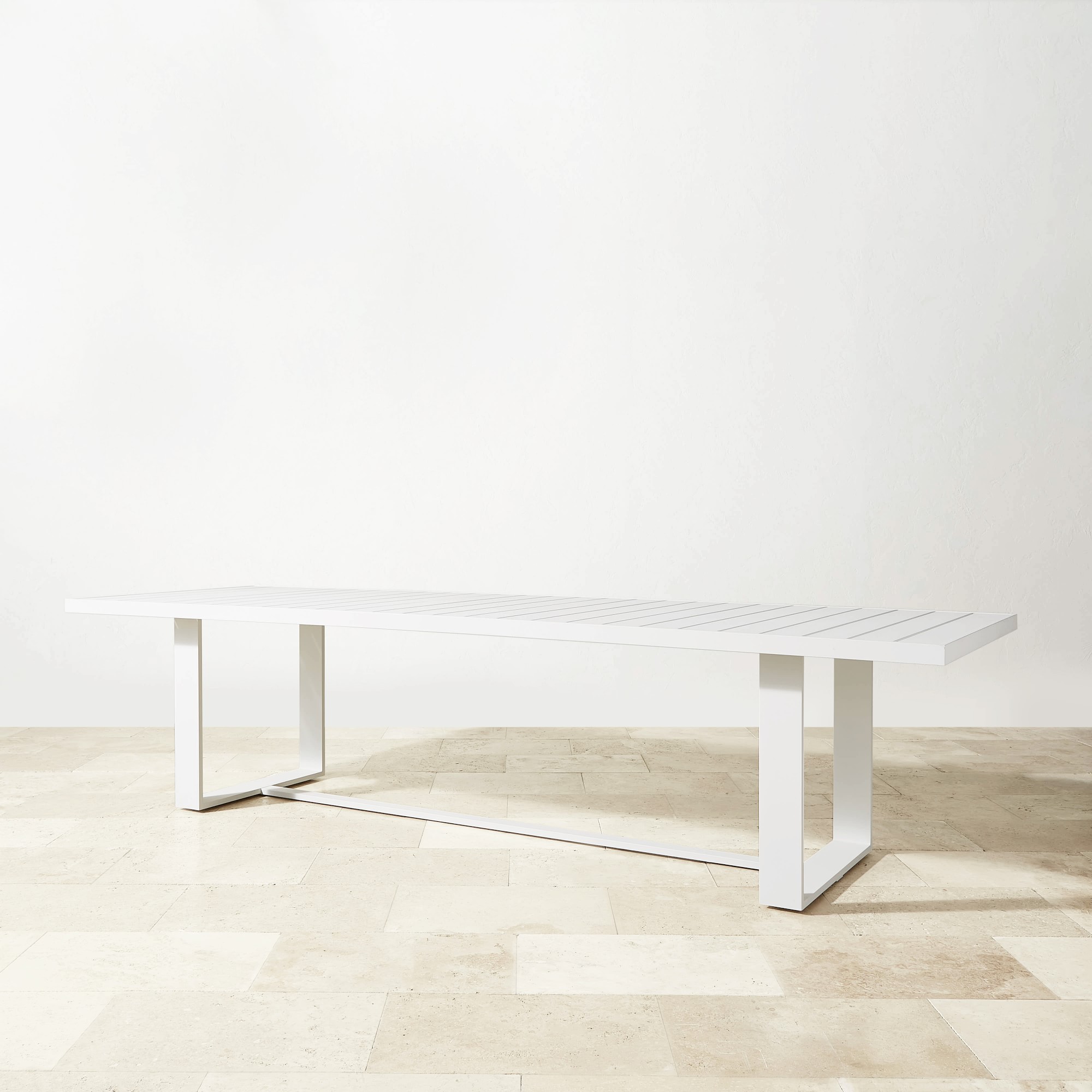 Santa Barbara Outdoor Metal Rectangular Dining Table (124)