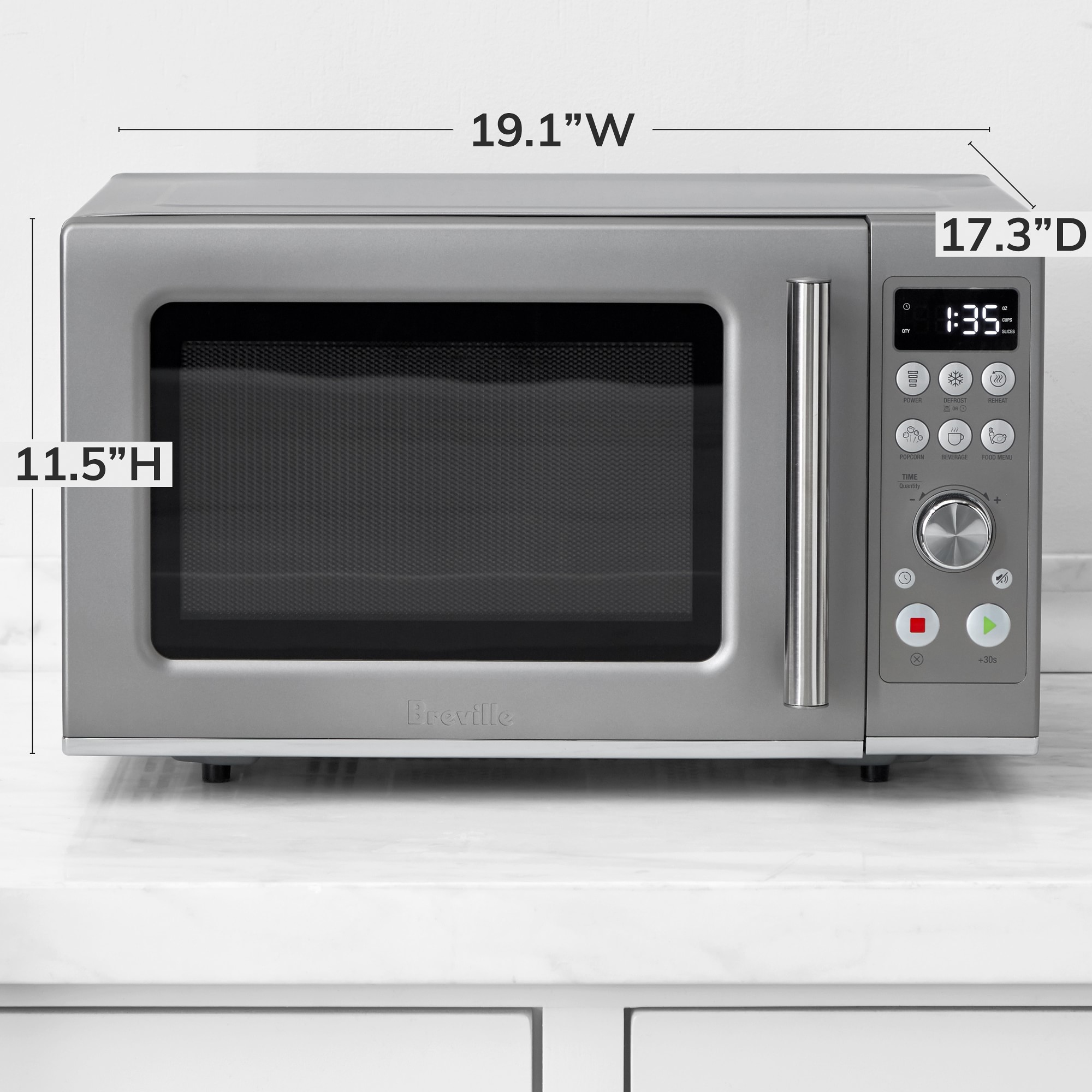 Breville Compact Wave™ Soft Close Microwave