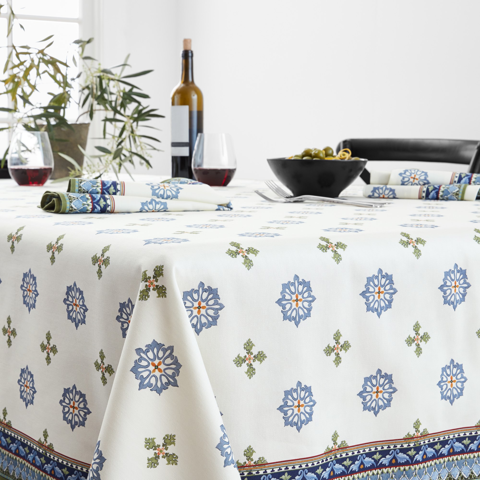 Sicily Verdi Tablecloth