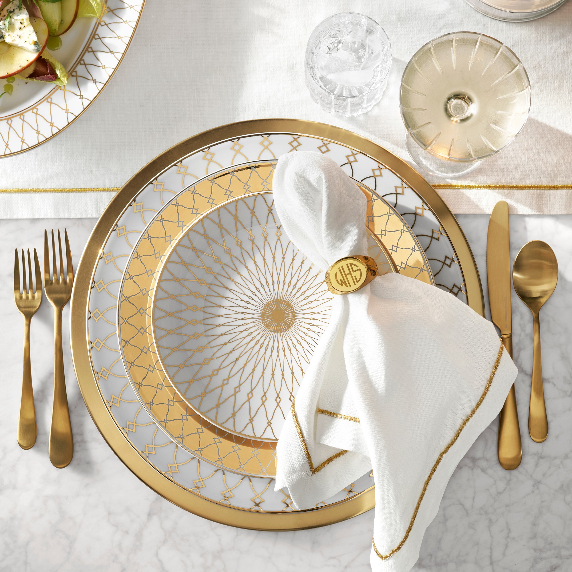 Signet Napkin Rings, Set of 4