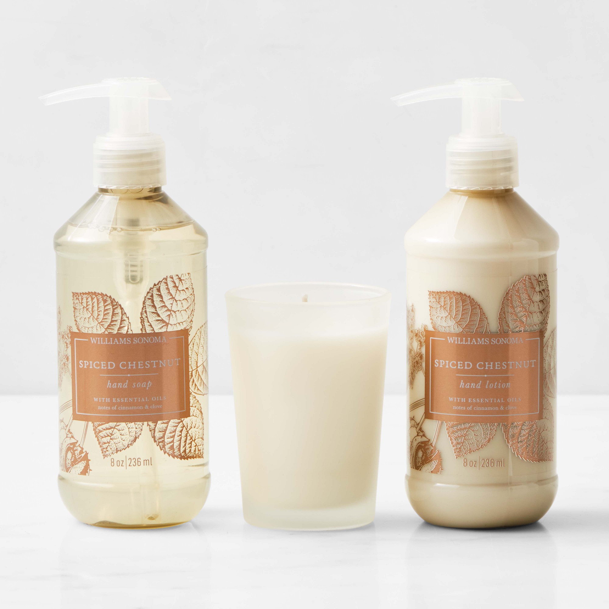 Williams Sonoma Spiced Chestnut Guest Set