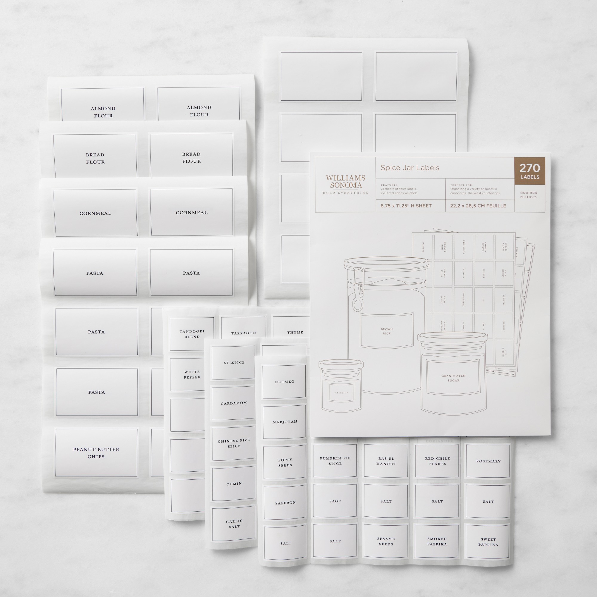 Hold Everything Spice Labels