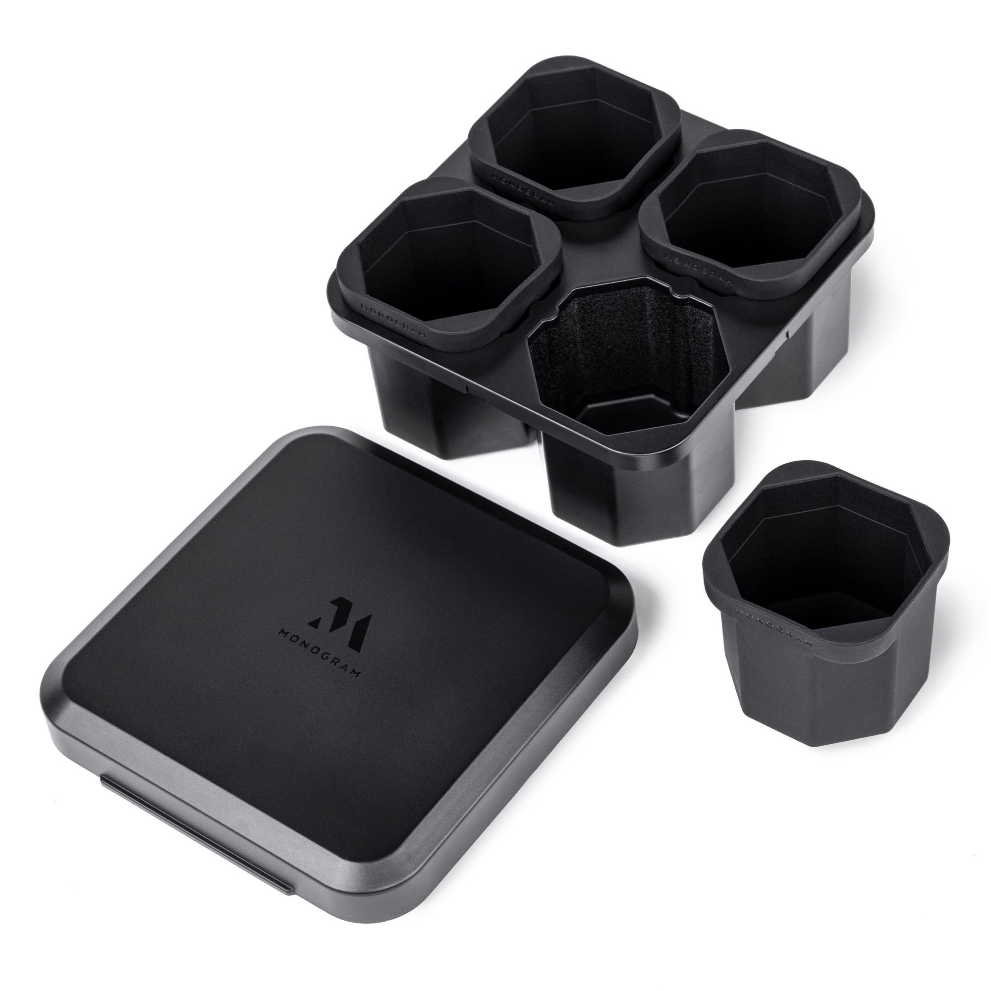Monogram Forge Ice Mold Cups & Storage Box