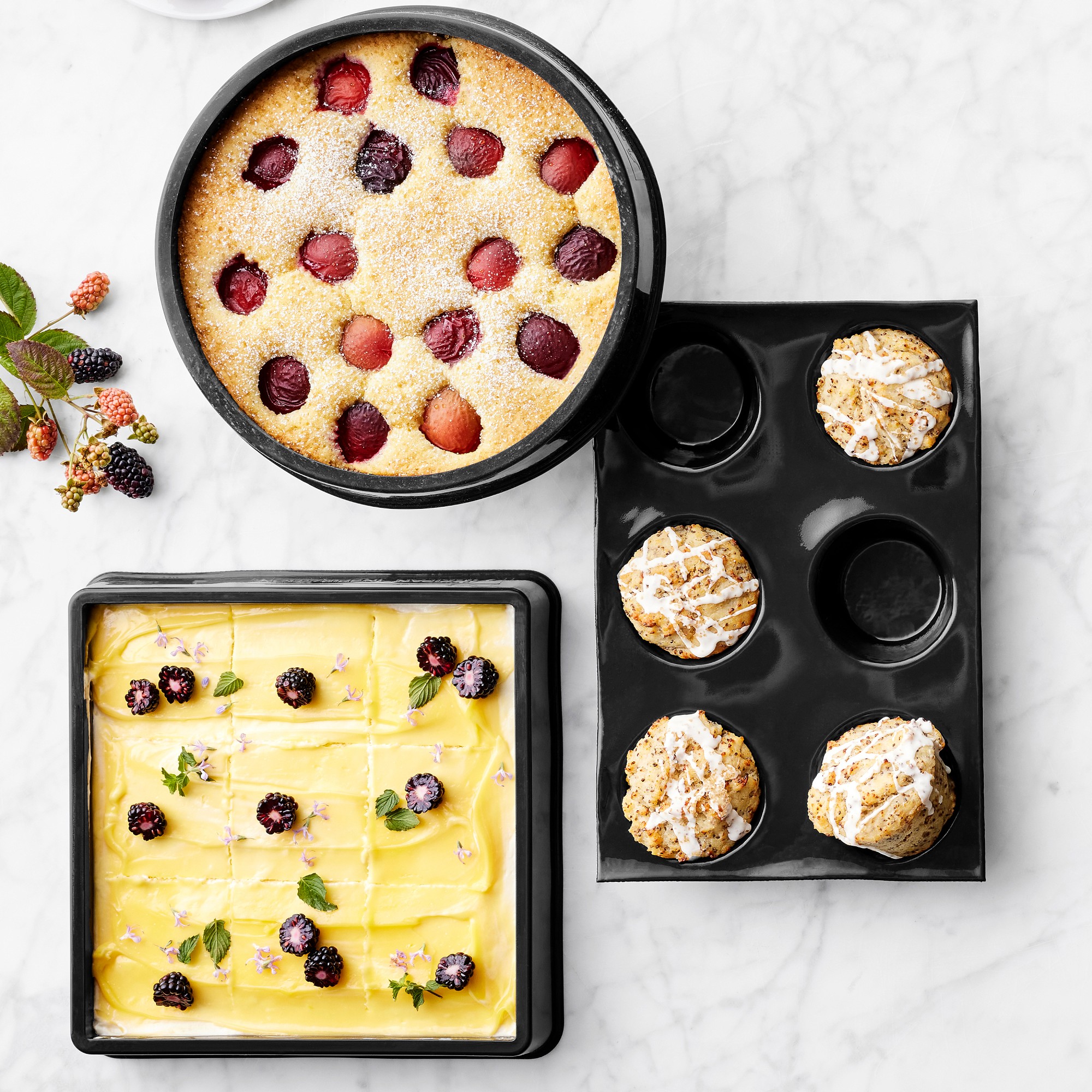 Flexipan® Nonstick Silicone Square Cake Mold, 9