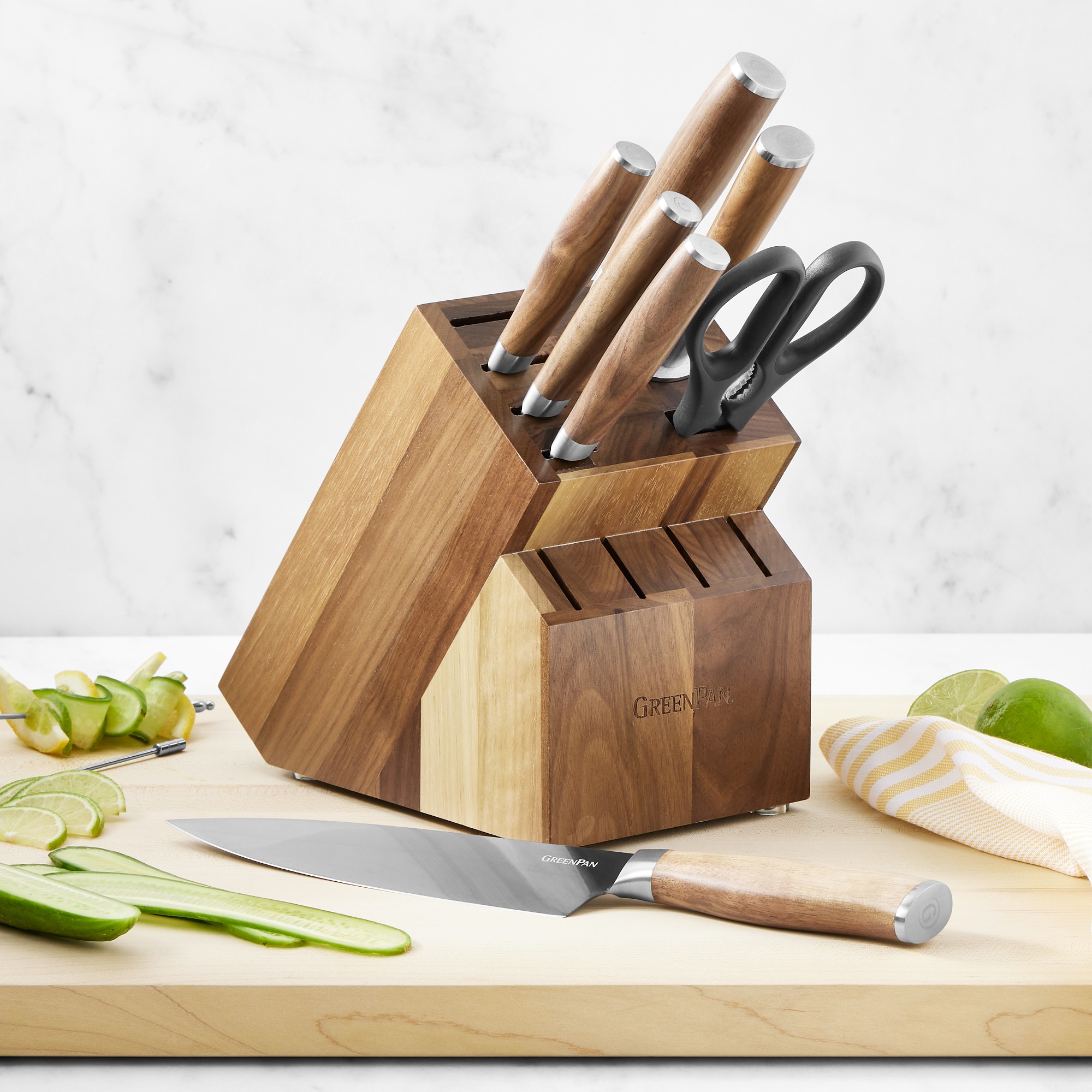 GreenPan™ Premiere Knife Block, Set of 8