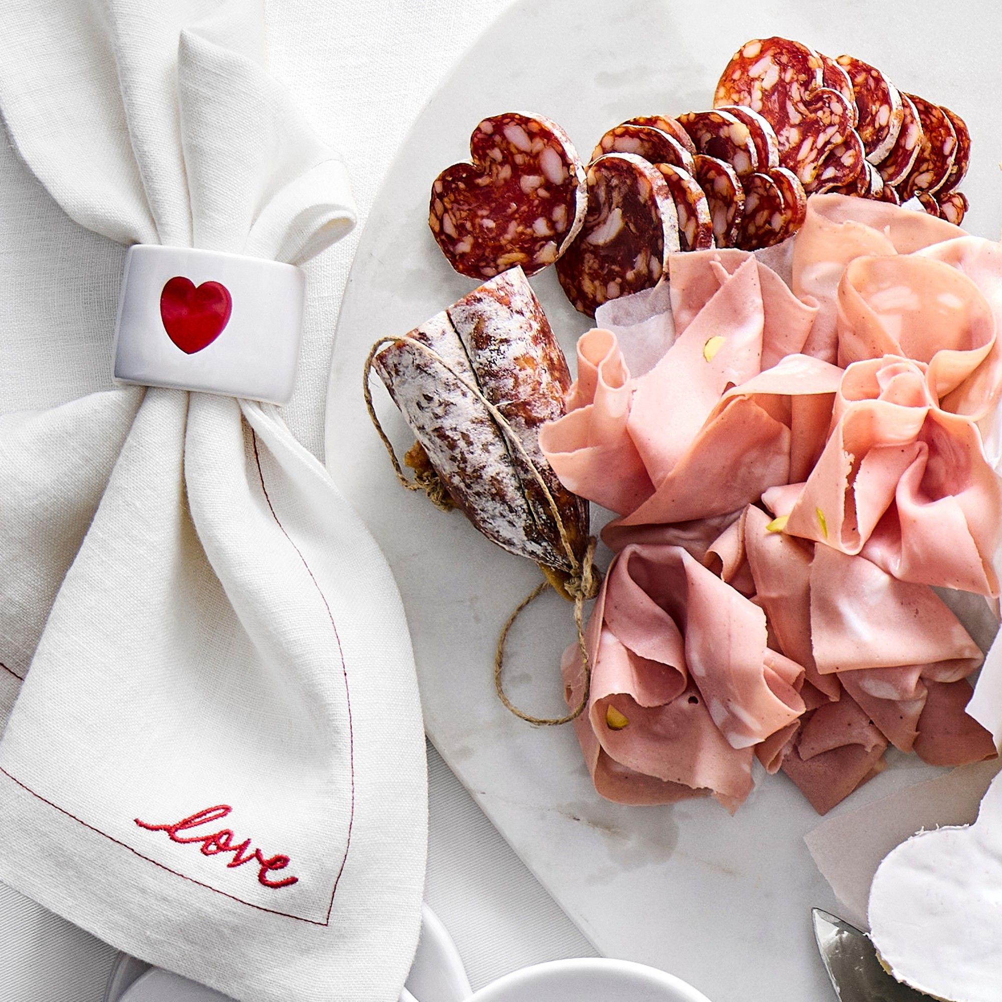 Heart Napkin Rings, Set of 4