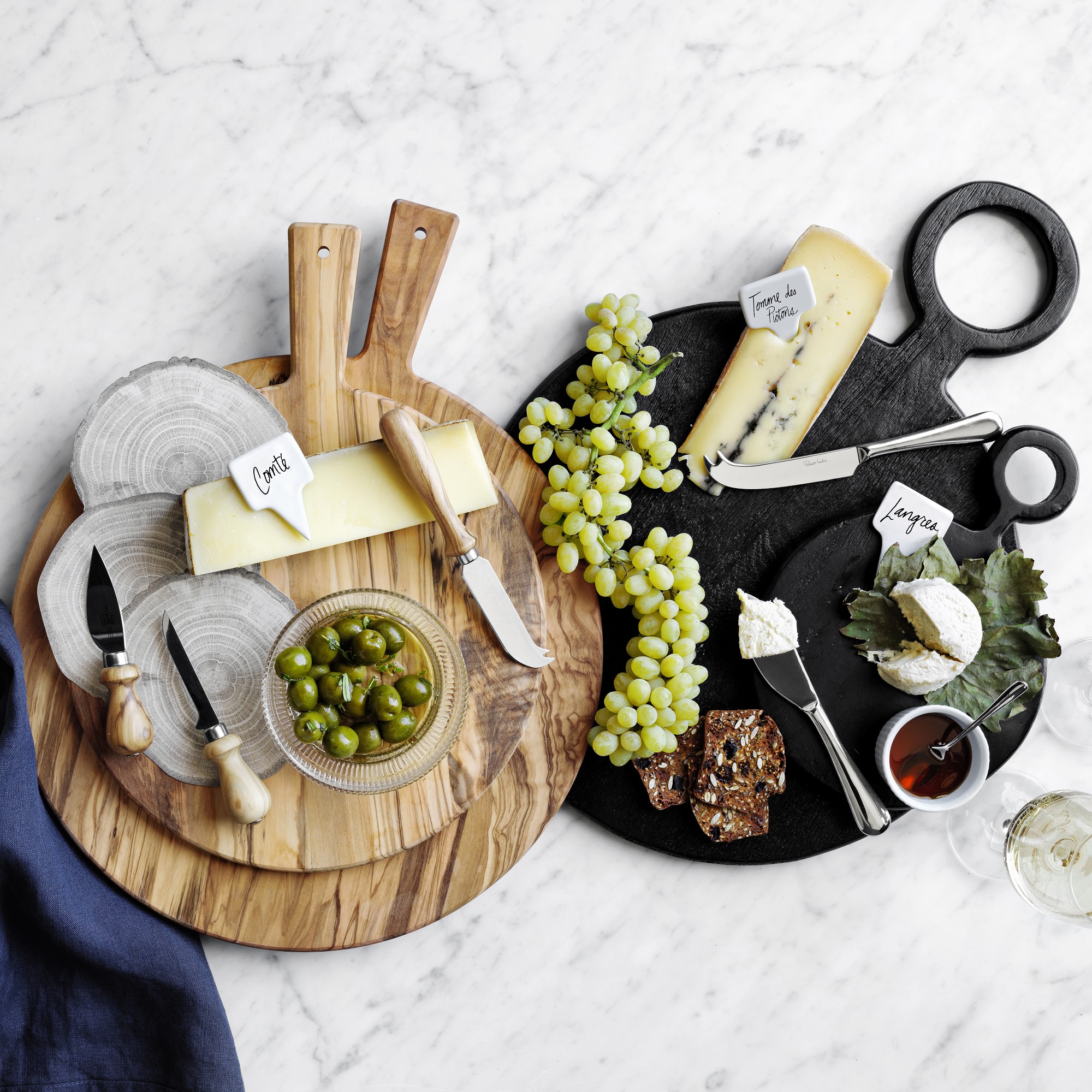 Olivewood Round Cheese Boards