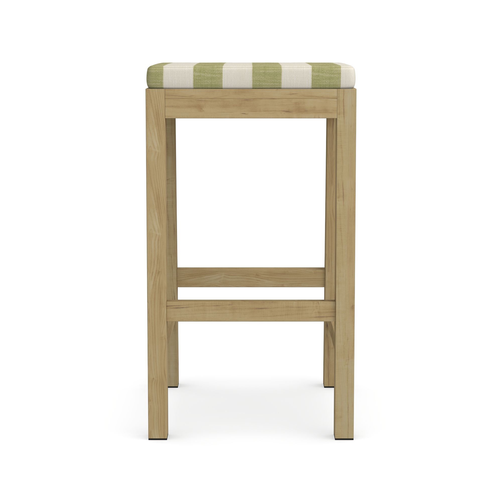 Larnaca Outdoor Teak Backless Bar Stool Cushions