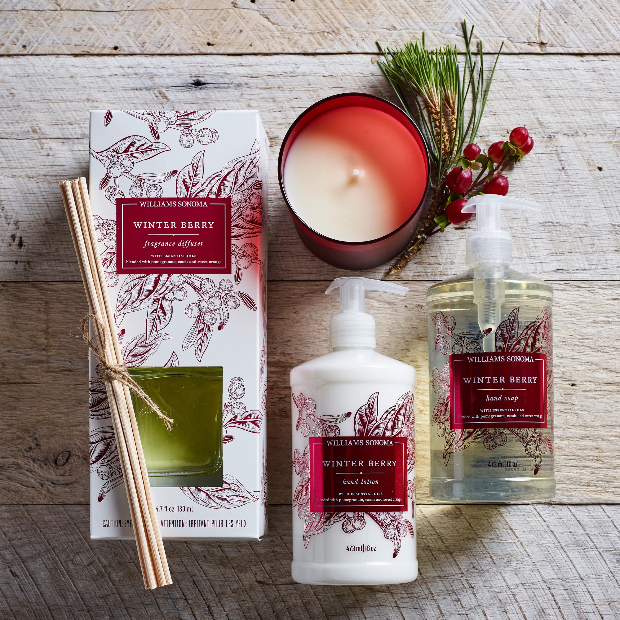 Williams Sonoma Winter Berry Hand Lotion