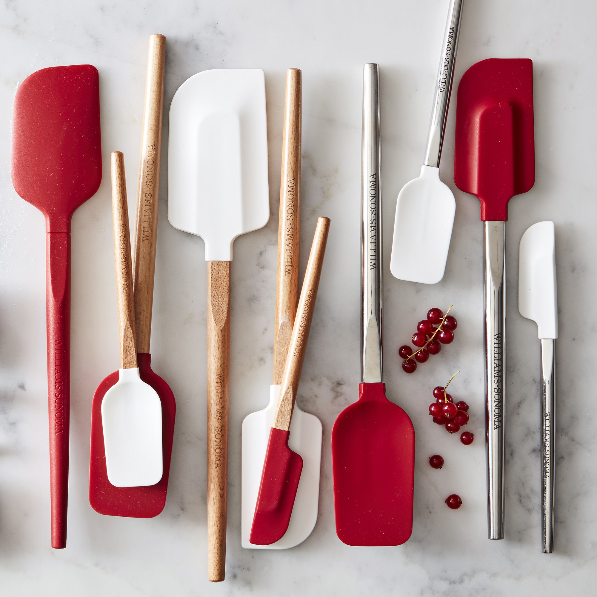 Williams Sonoma Silicone Spatula with Stainless-Steel Handle