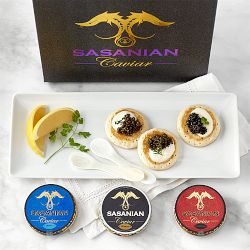 Sasanian Caviar Trio Gift Set, 3-Oz.