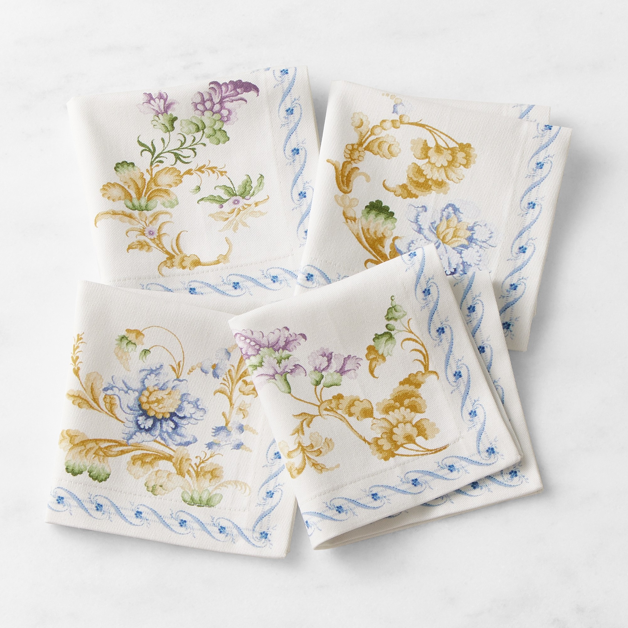 Bridgerton x Williams Sonoma Cocktail Napkins, Set of 4