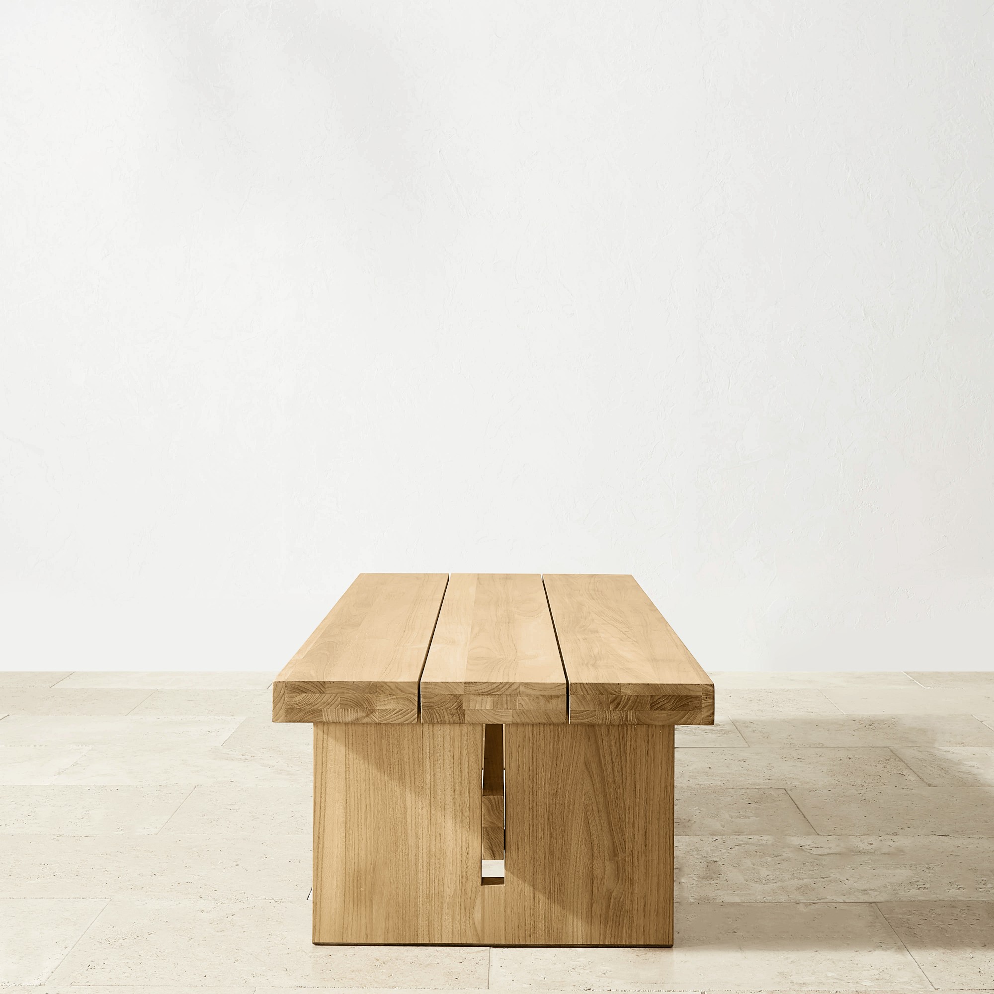 San Clemente Natural Teak Outdoor Rectangle Coffee Table (60)