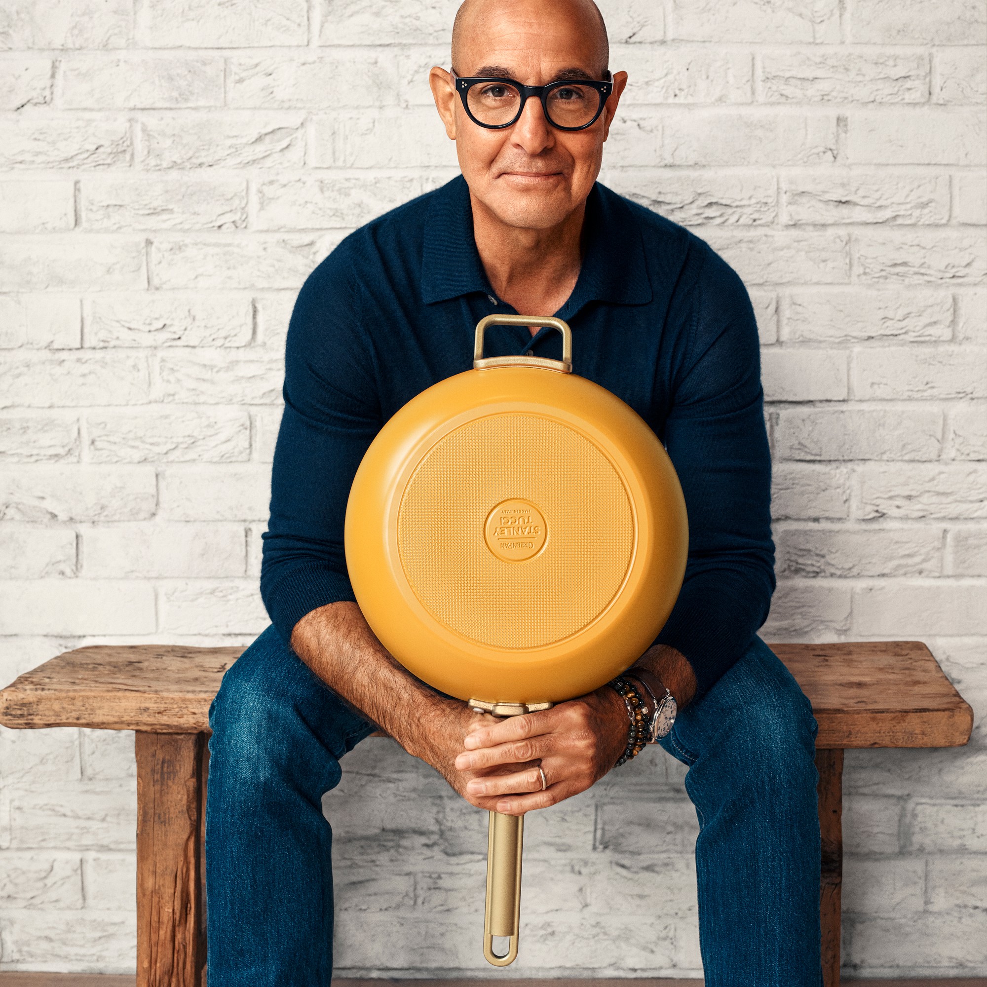 GreenPan™ Stanley Tucci™ Ceramic Nonstick Junior Essential Stanley Pan, 4 1/2-Qt.