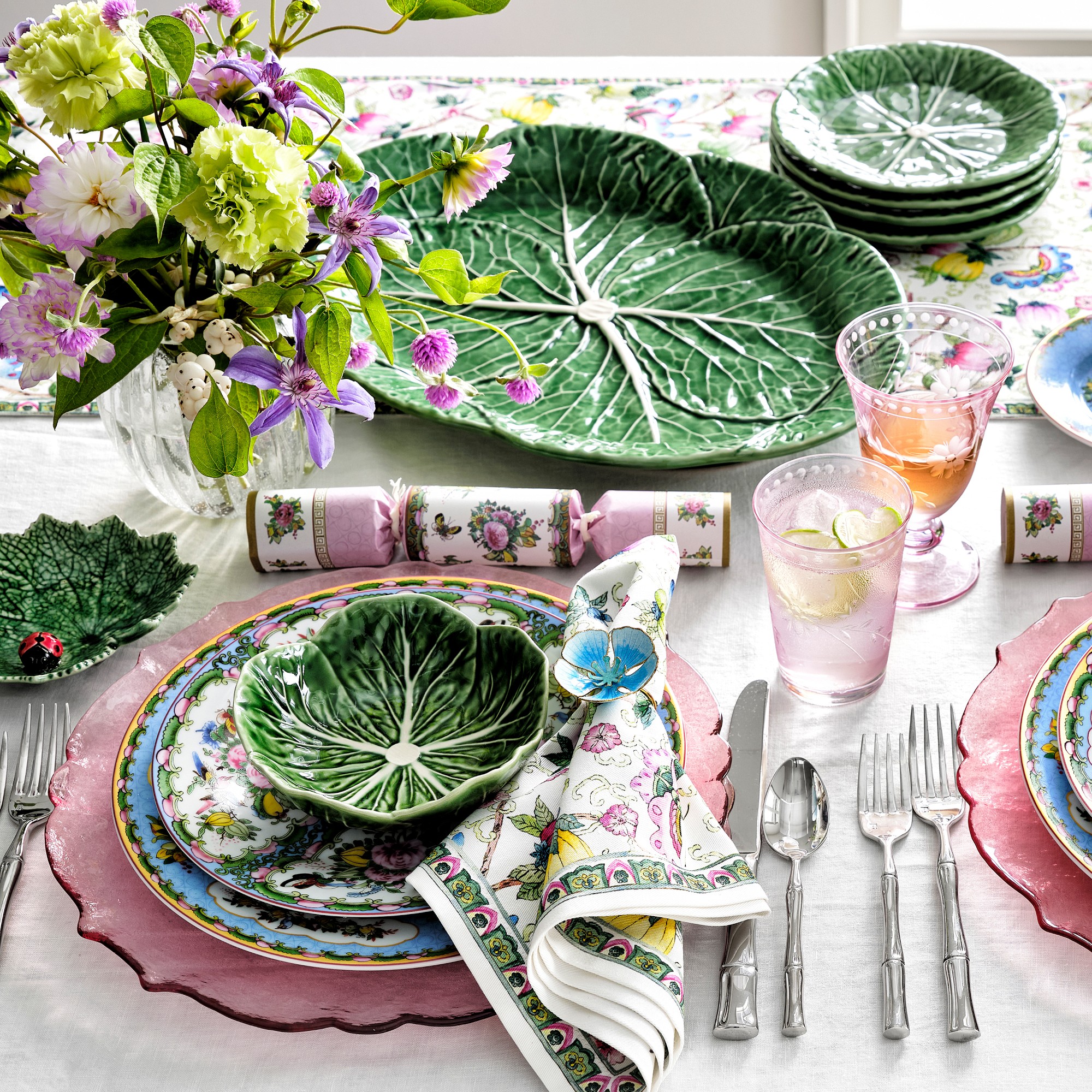 Bordallo Pinheiro Cabbage Salad Plates