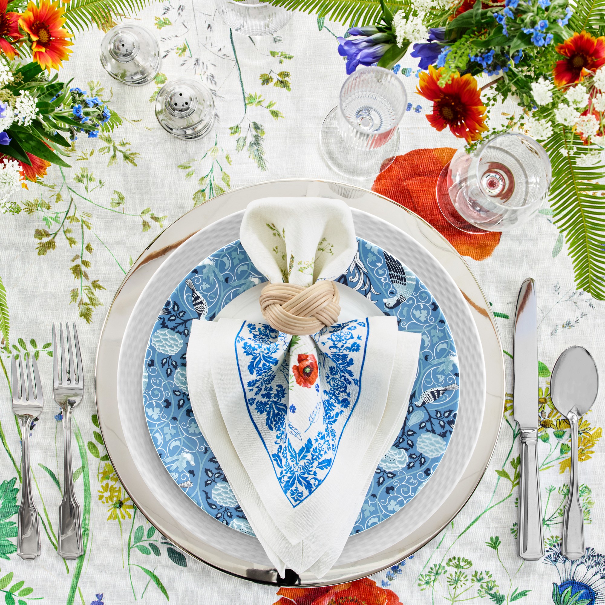 Wildflower Napkins, Set of 4