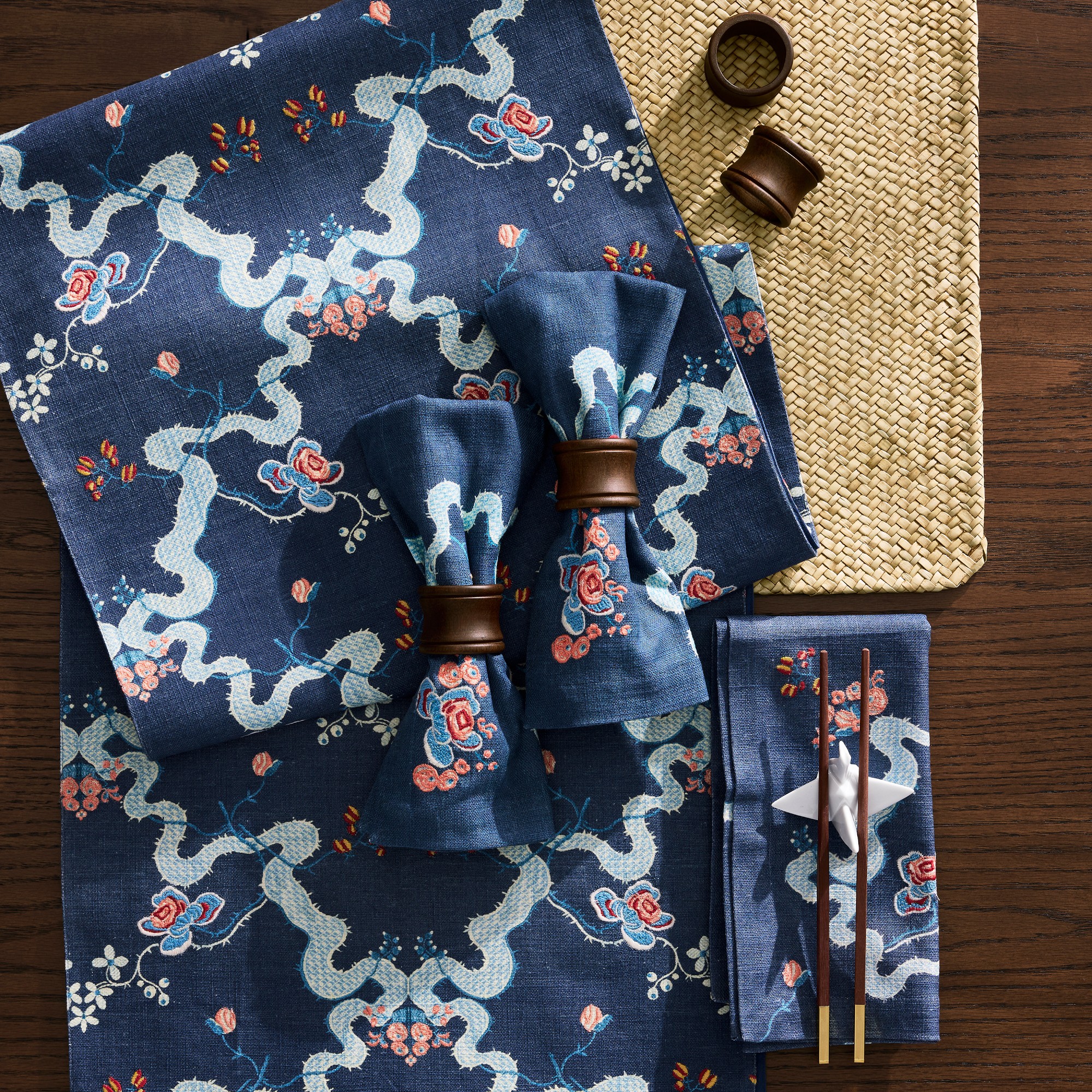 Williams Sonoma Red Sandalwood Chopsticks, Set of 8