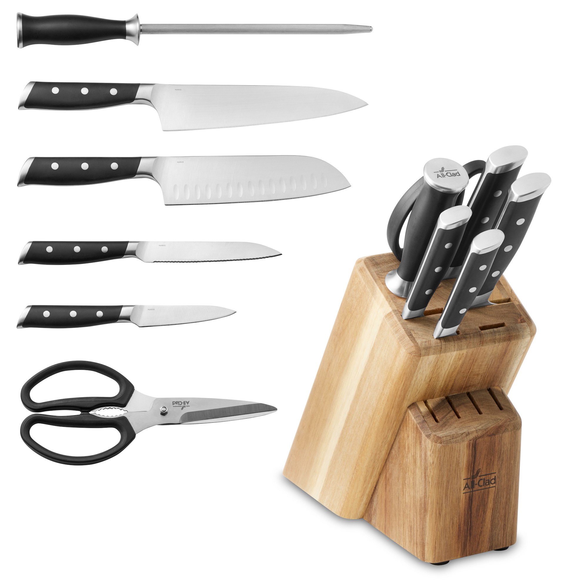 All-Clad Knife Block, Set of 7