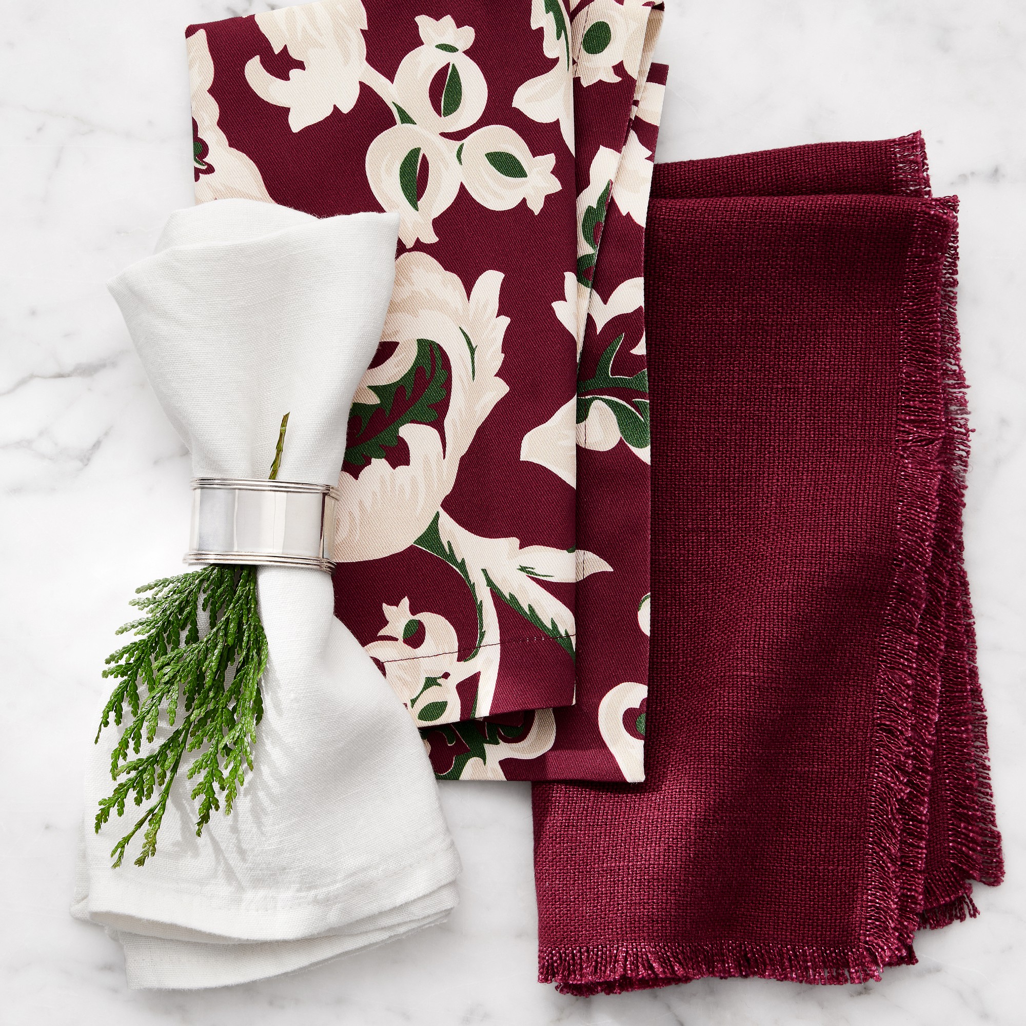 Hotel Dinner Napkins, Set of 12