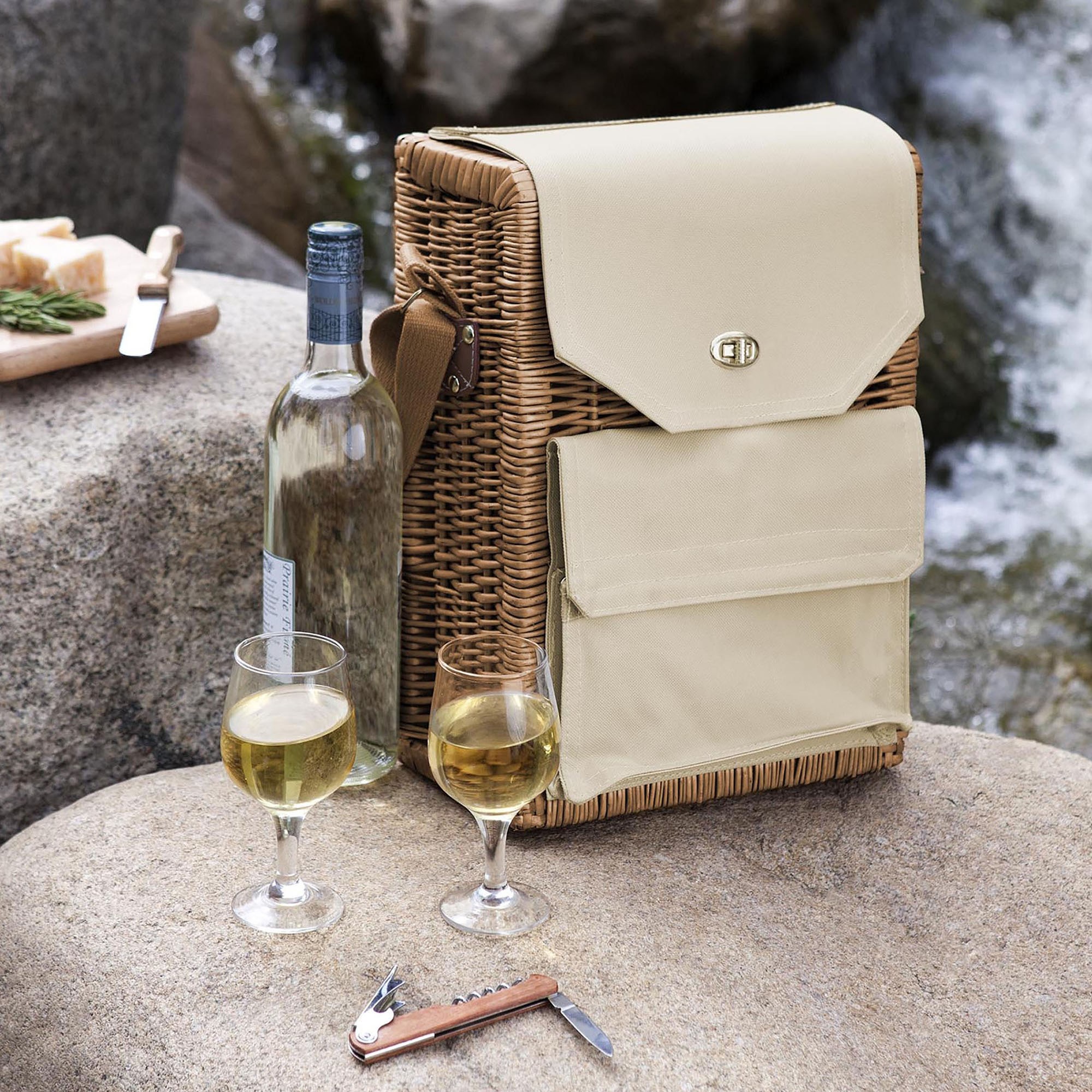 Corsica Wine & Cheese Picnic Basket