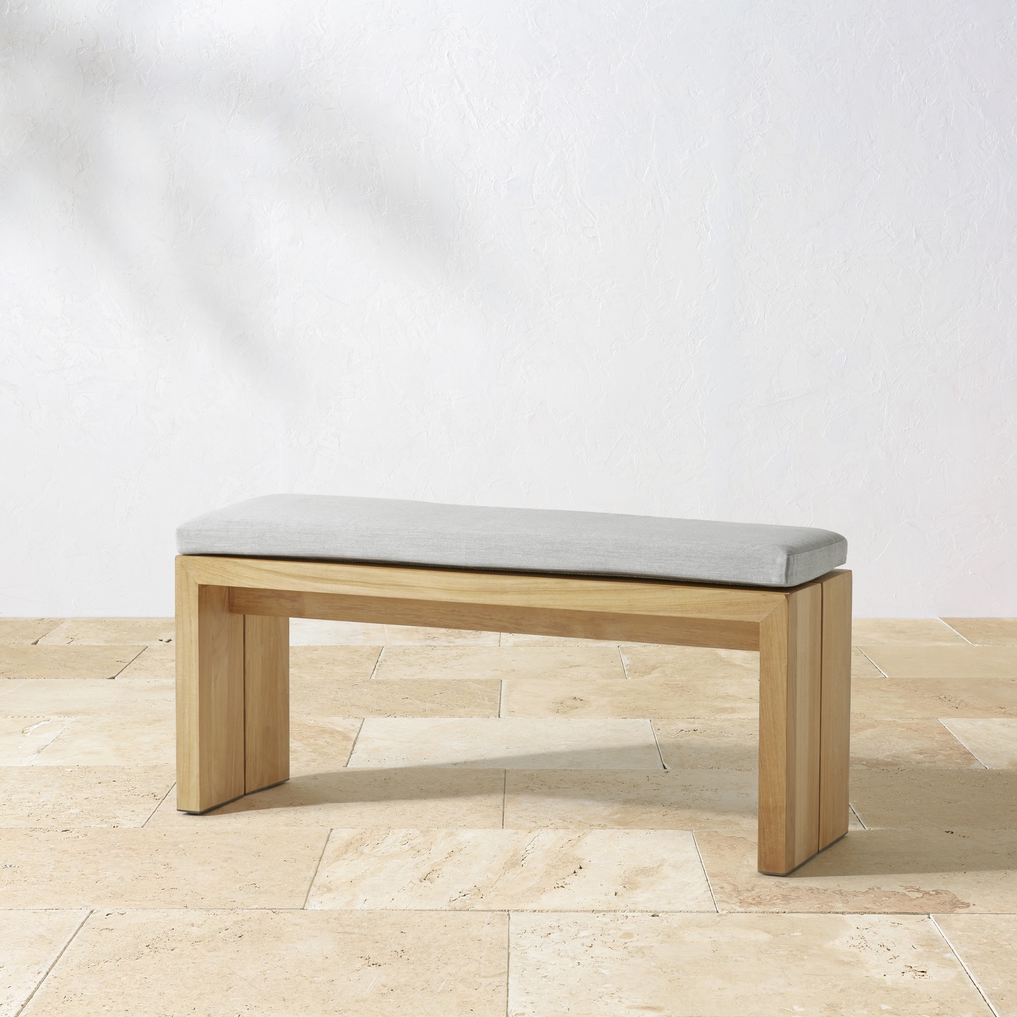 Larnaca Outdoor Teak Dining Bench (46)