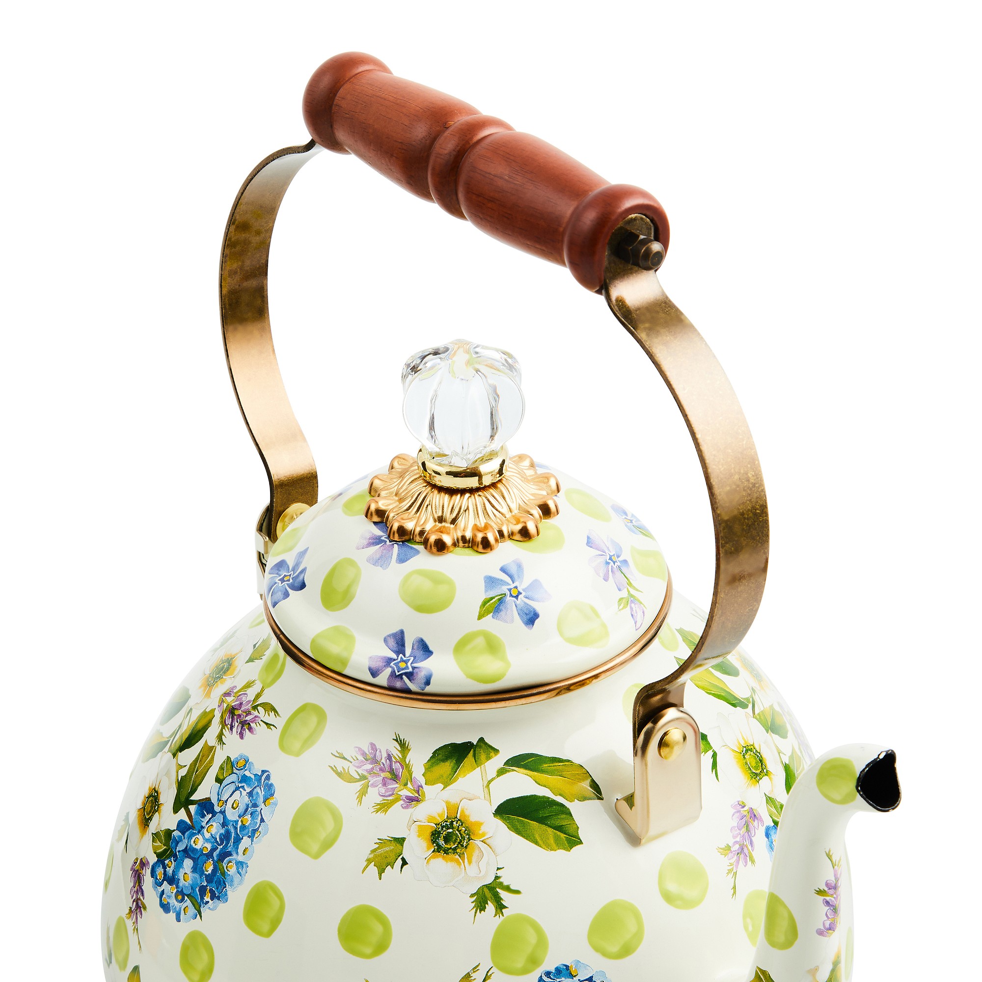 MacKenzie-Childs Wildflowers Tea Kettle, 3-Qt.