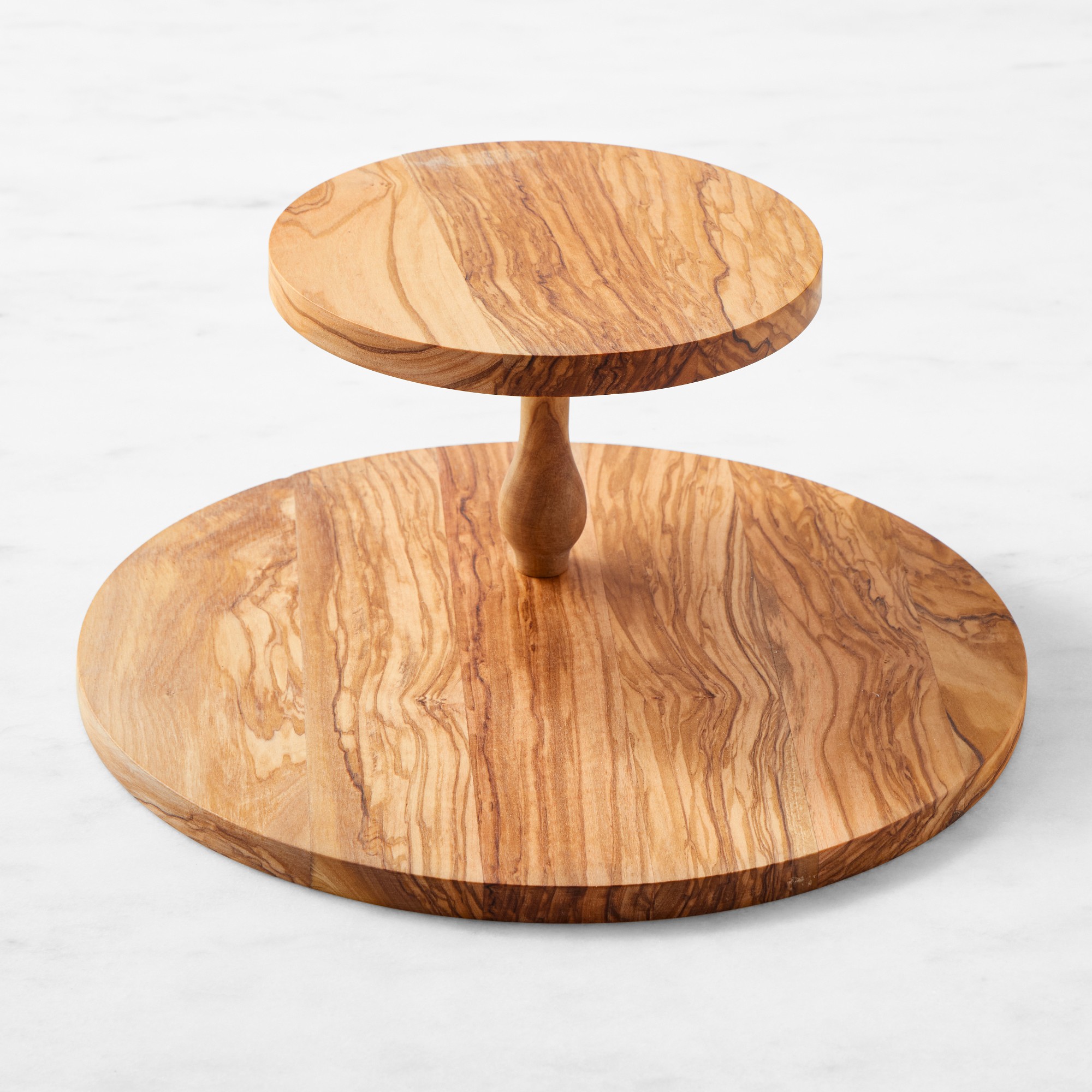 Olivewood 2-Tiered Cheese Board