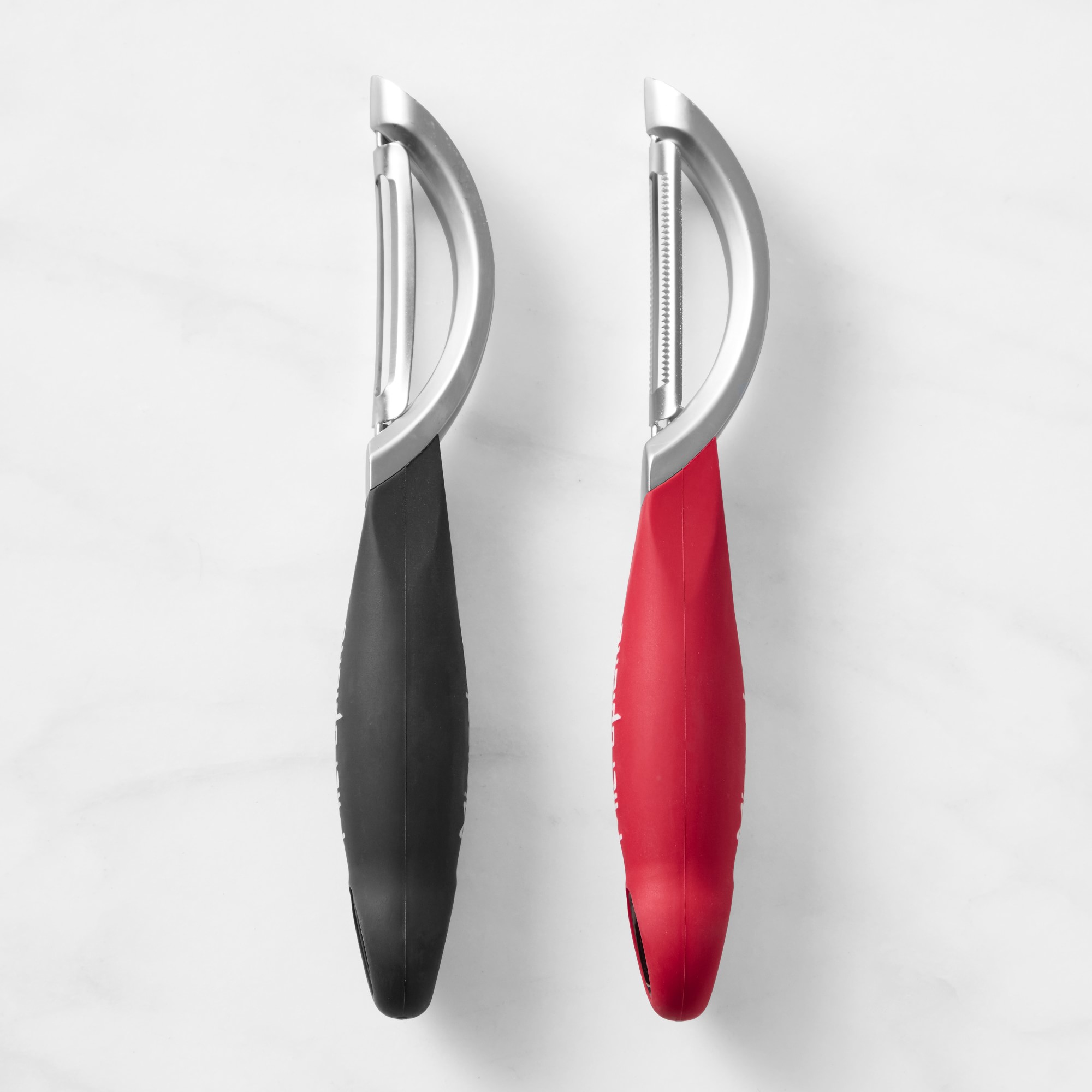 Microplane® Pro Serrated & Straight Peelers, Set of 2