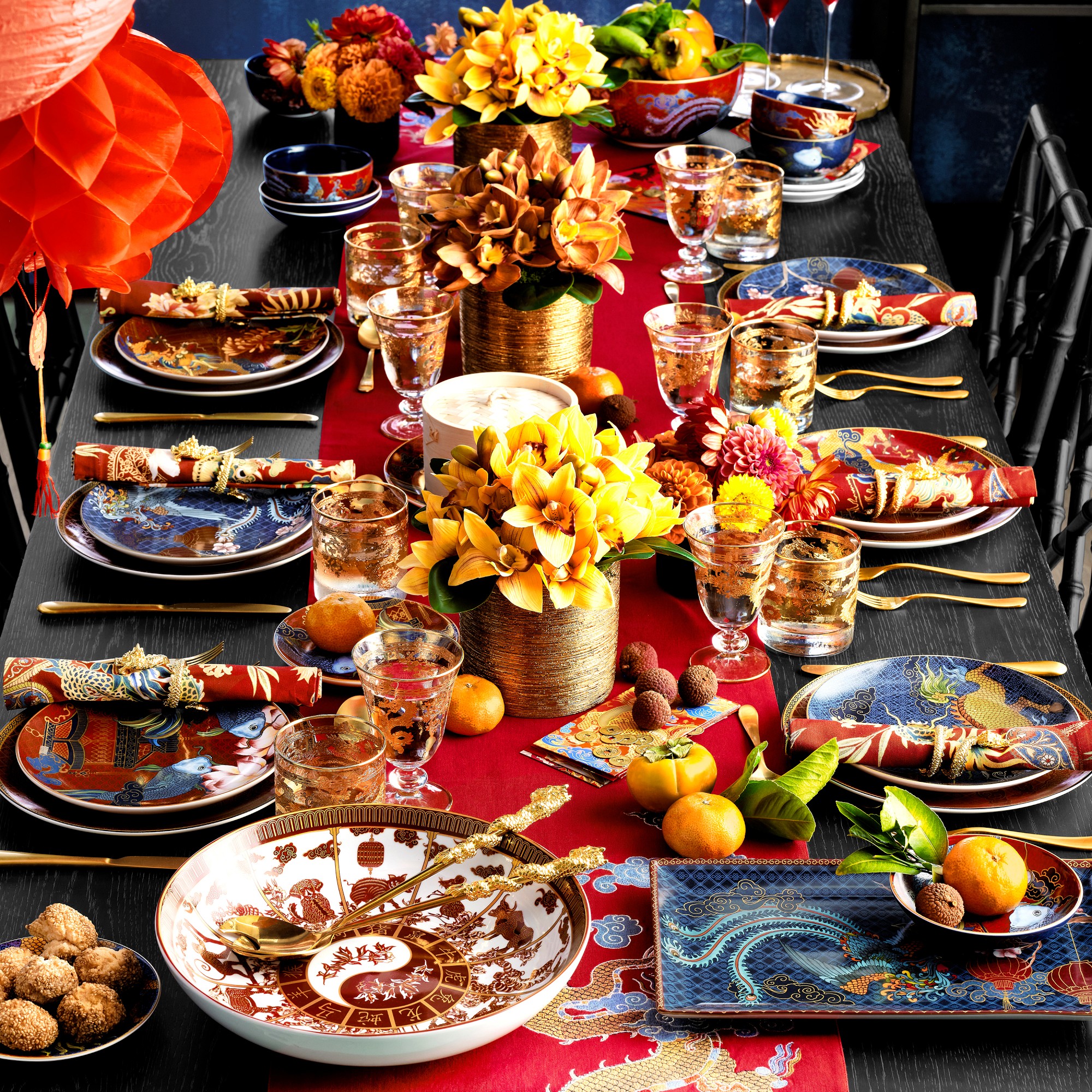 Dragon Napkin Rings, Set of 4