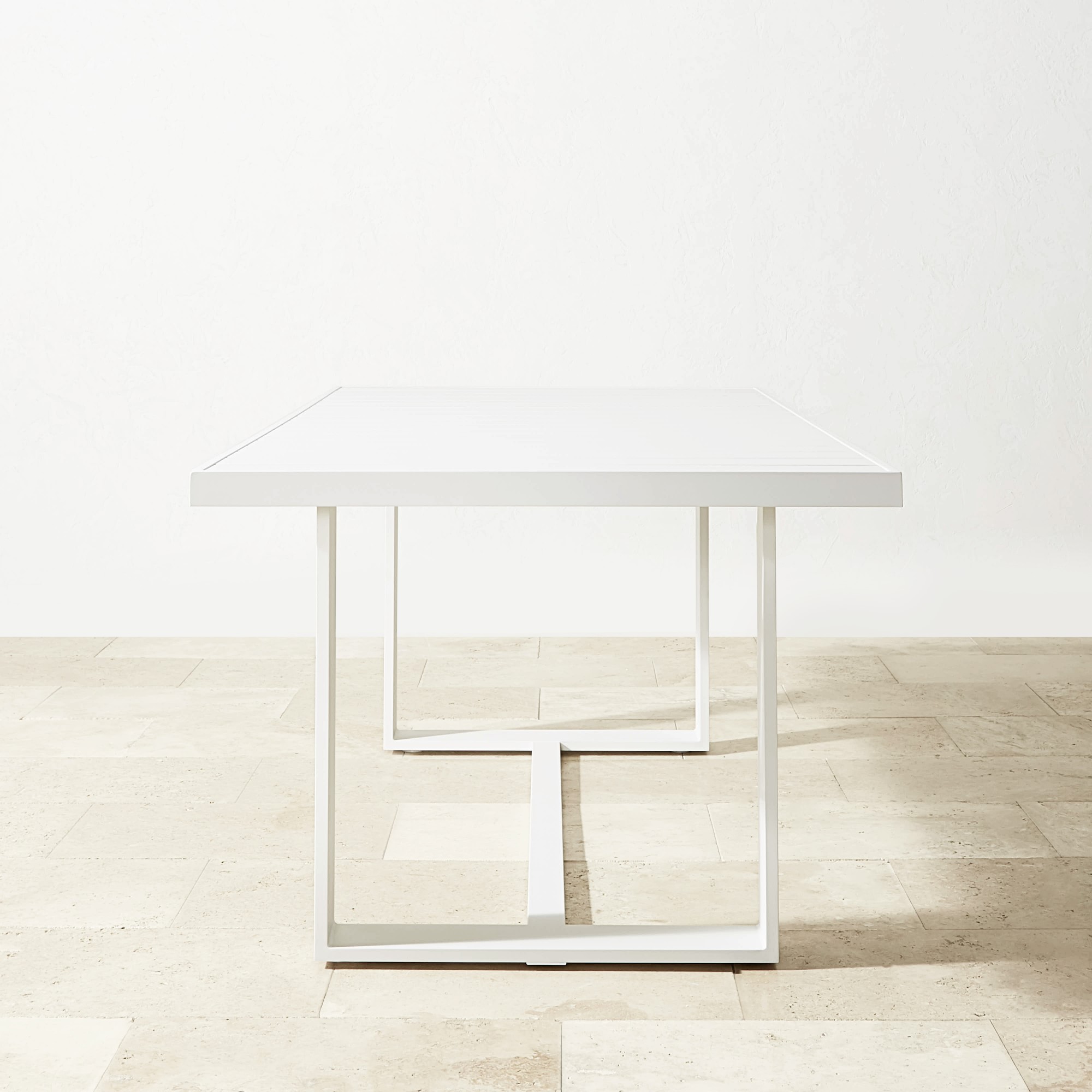 Santa Barbara Outdoor Metal Rectangular Dining Table (84)