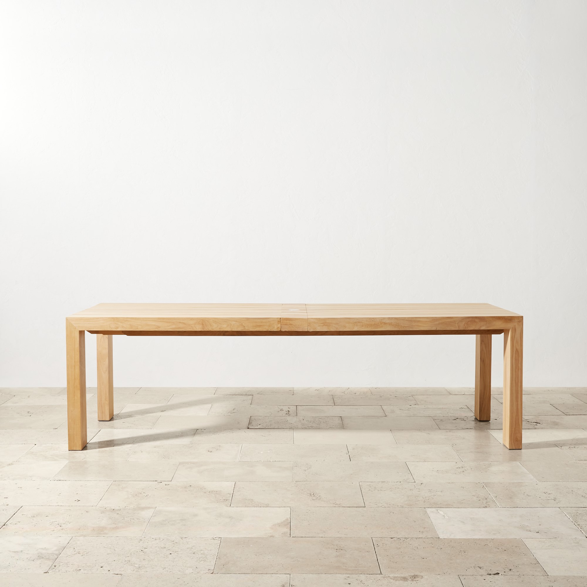 Larnaca Outdoor Teak Extendable Dining Table (72-118)