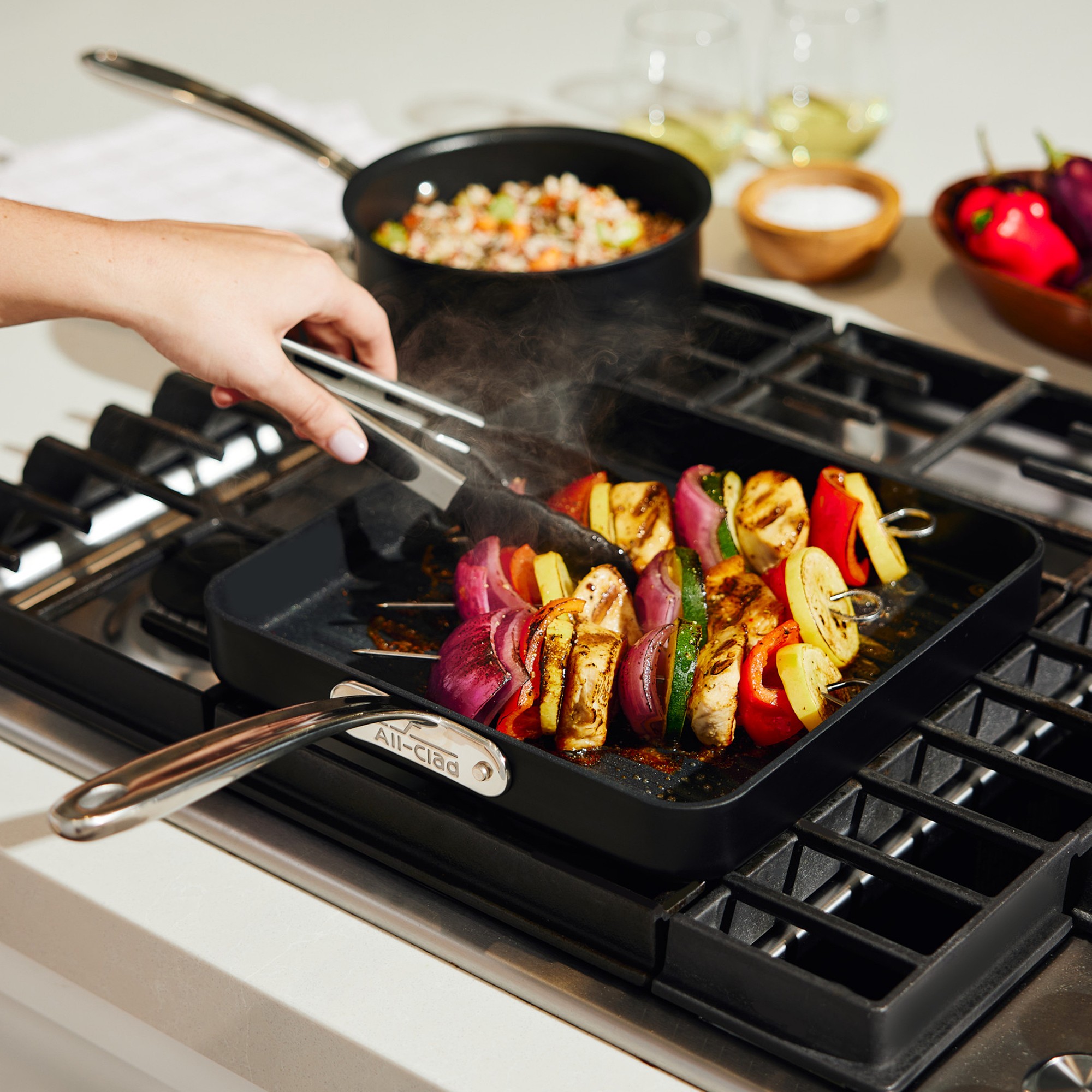 All-Clad NS™ Pro Nonstick Square Grill Pan