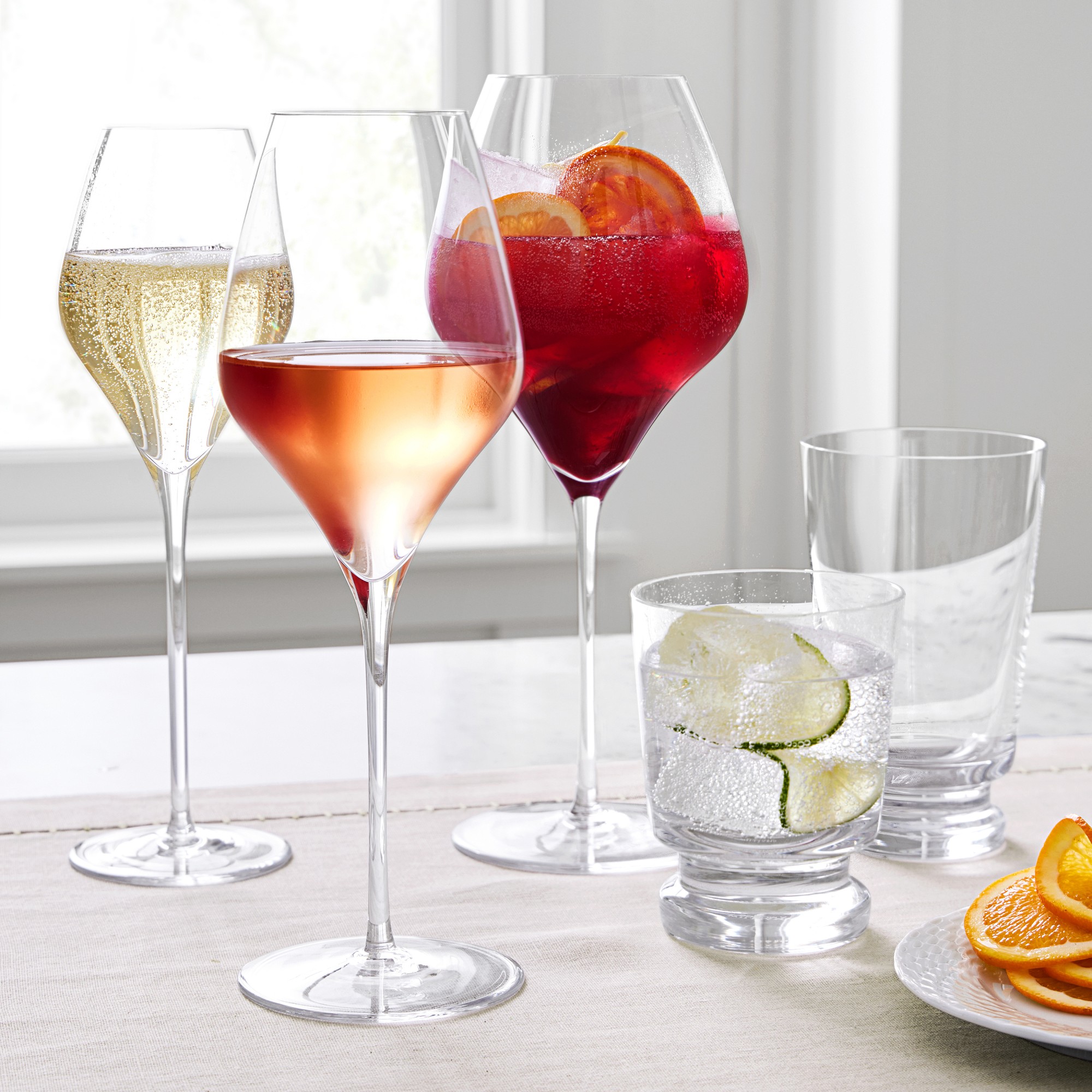 Williams Sonoma Chateau Glassware Collection