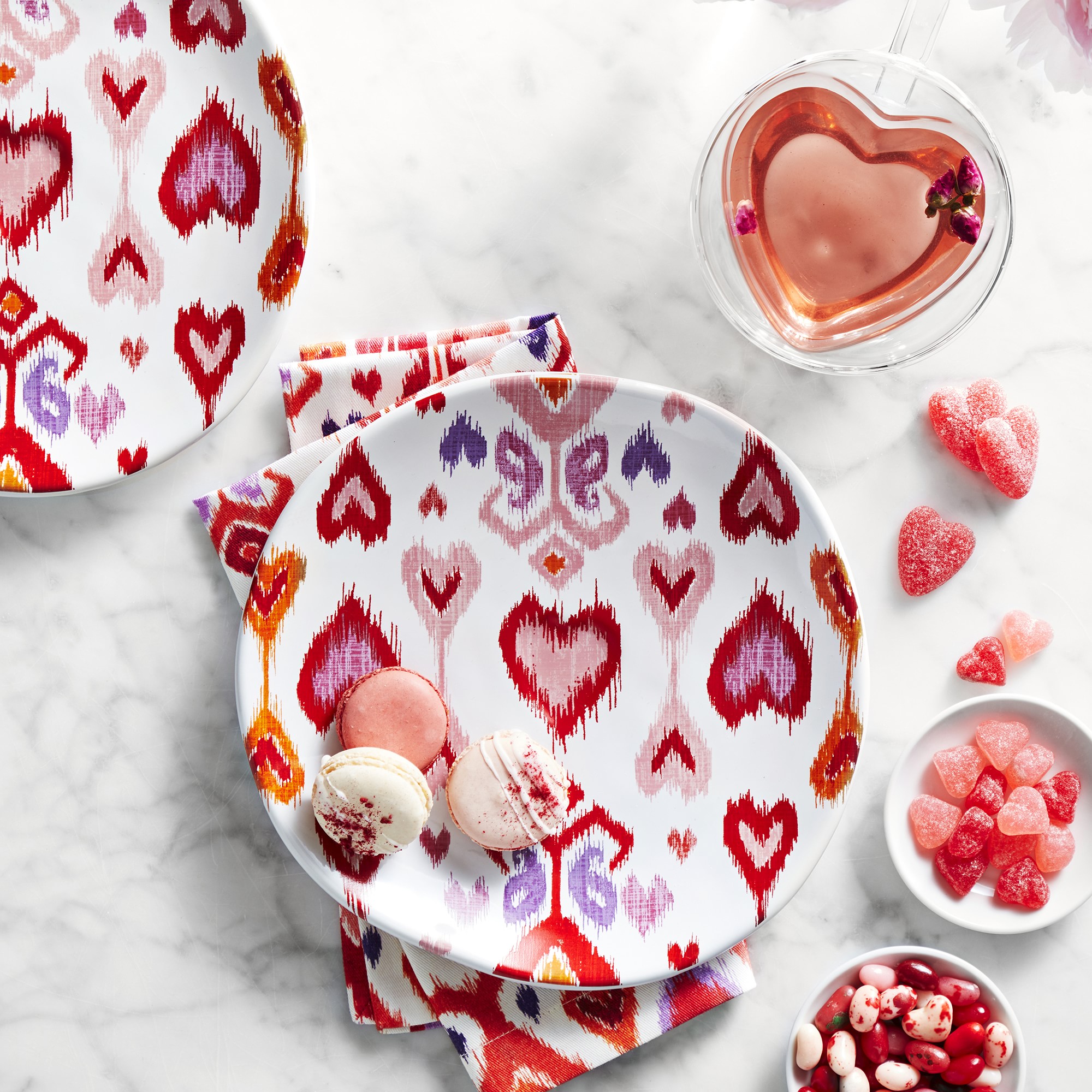 Heart Double-Wall Latte Mugs