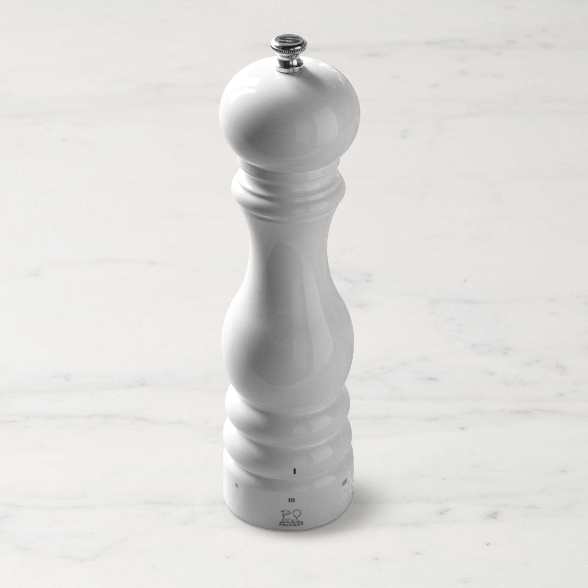 Peugeot Paris U Select Salt & Pepper Mills, White Lacquer