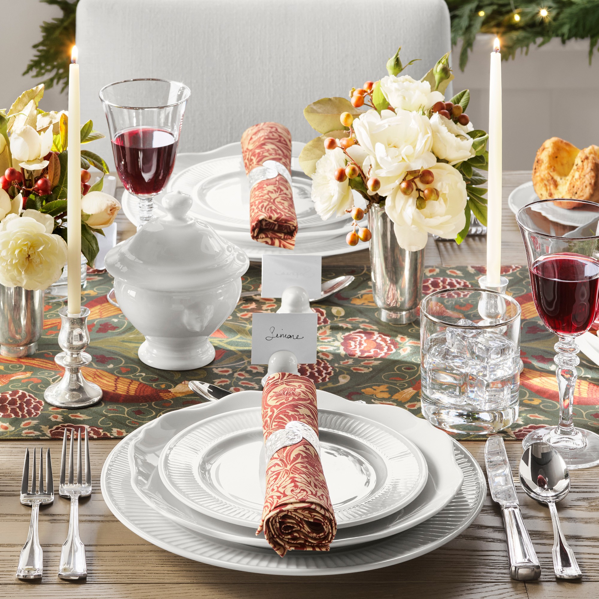 Pillivuyt Plisse Porcelain Salad Plates