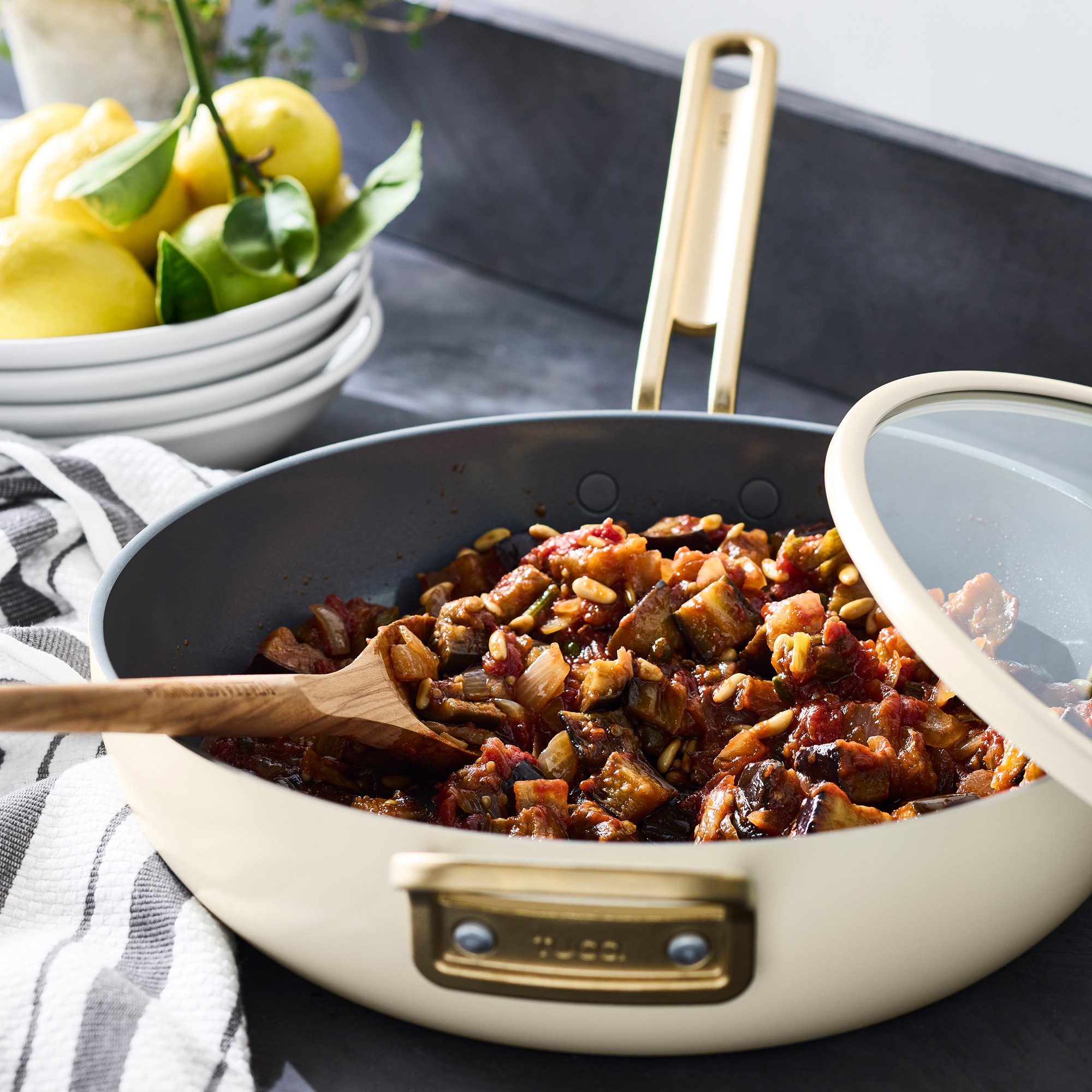 GreenPan™ Stanley Tucci™ Ceramic Nonstick Junior Essential Stanley Pan, 4 1/2-Qt.