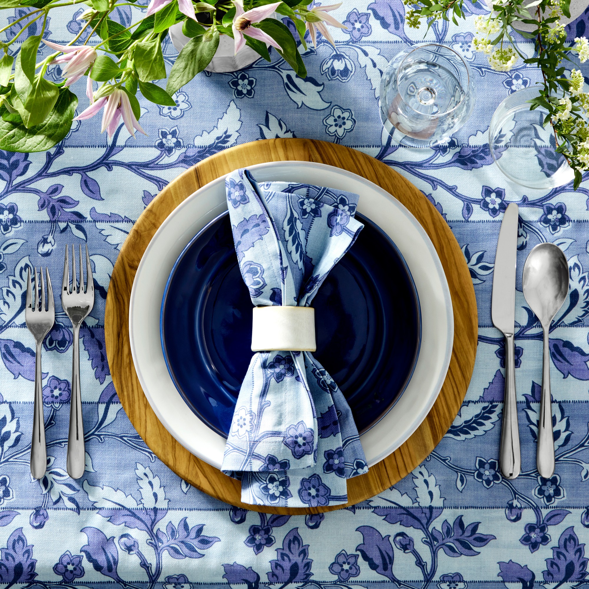 Summer Floral Napkins, Set of 4