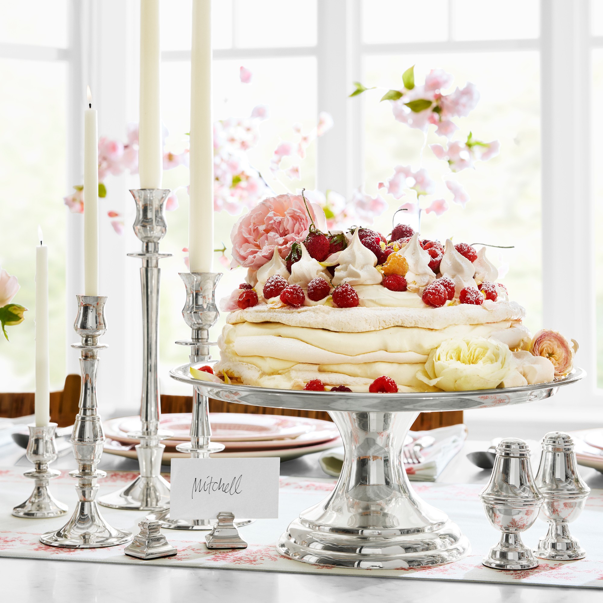 Heirloom Silver Cake Stand