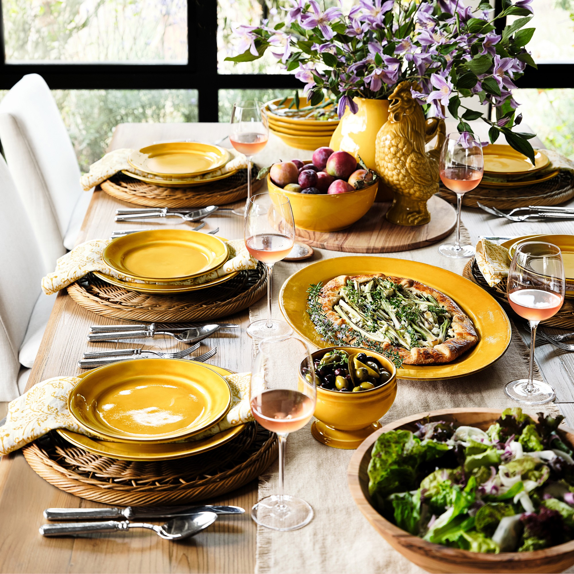 Provençal Salad Plates, Set of 4